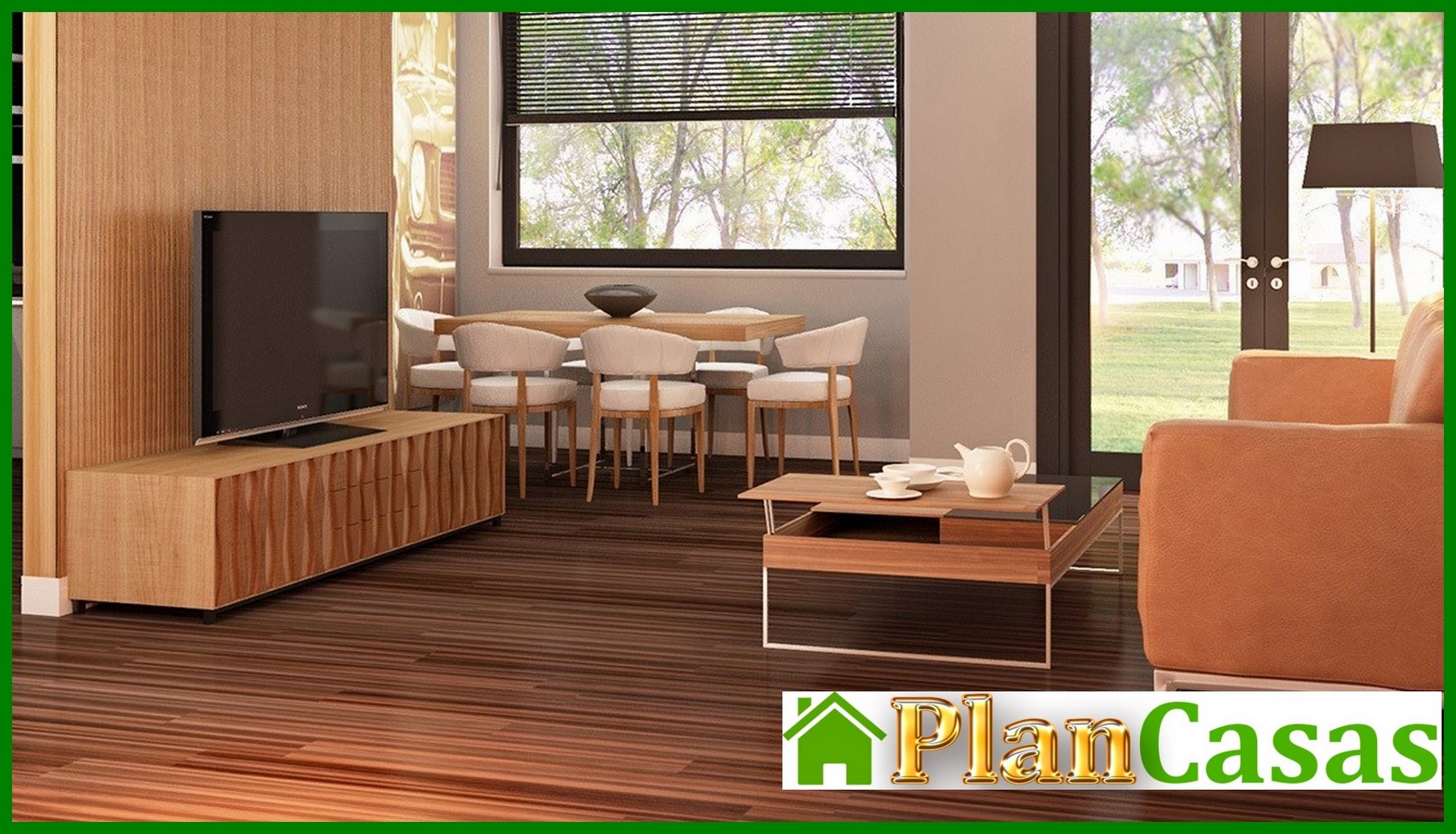 Visualization gallery - Project of a house with a kitchen on the south side