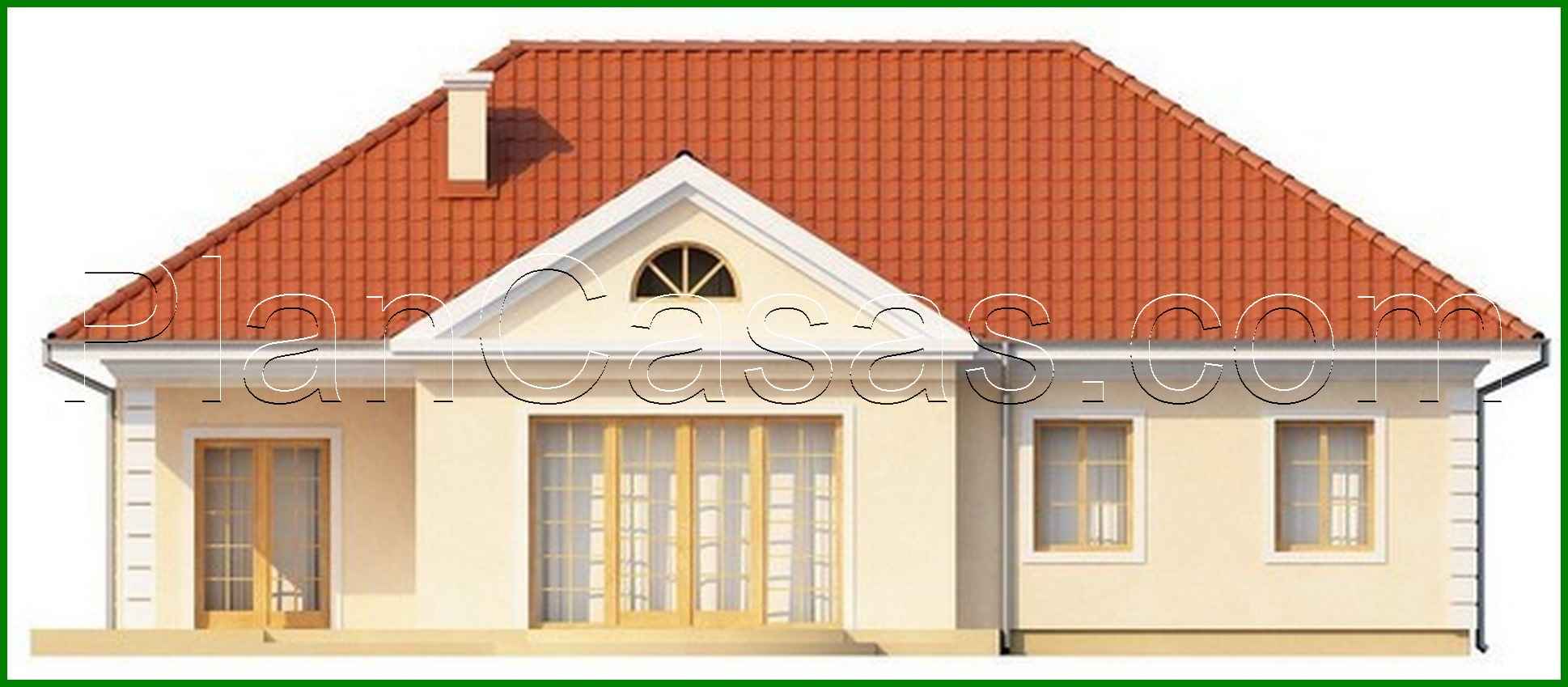 Visualization gallery - The project of the house in the noble style of a noble estate