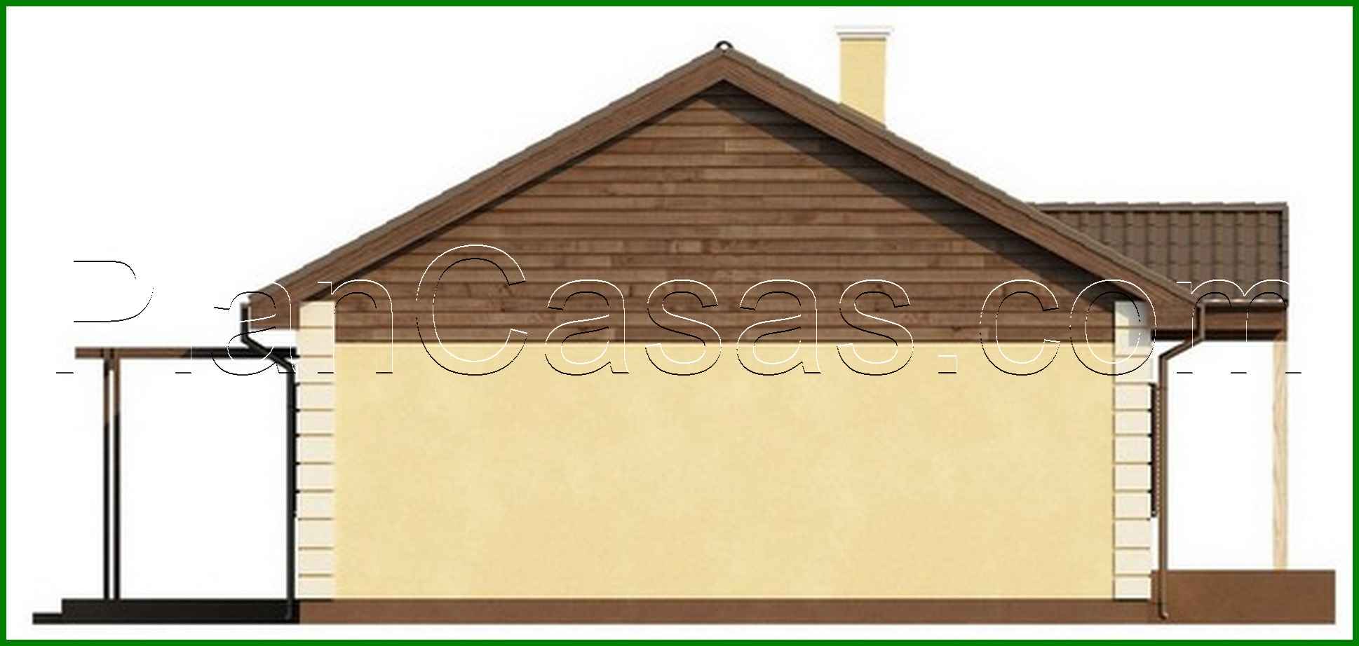 Visualization gallery - Project of a classic house measuring 10 by 10 meters