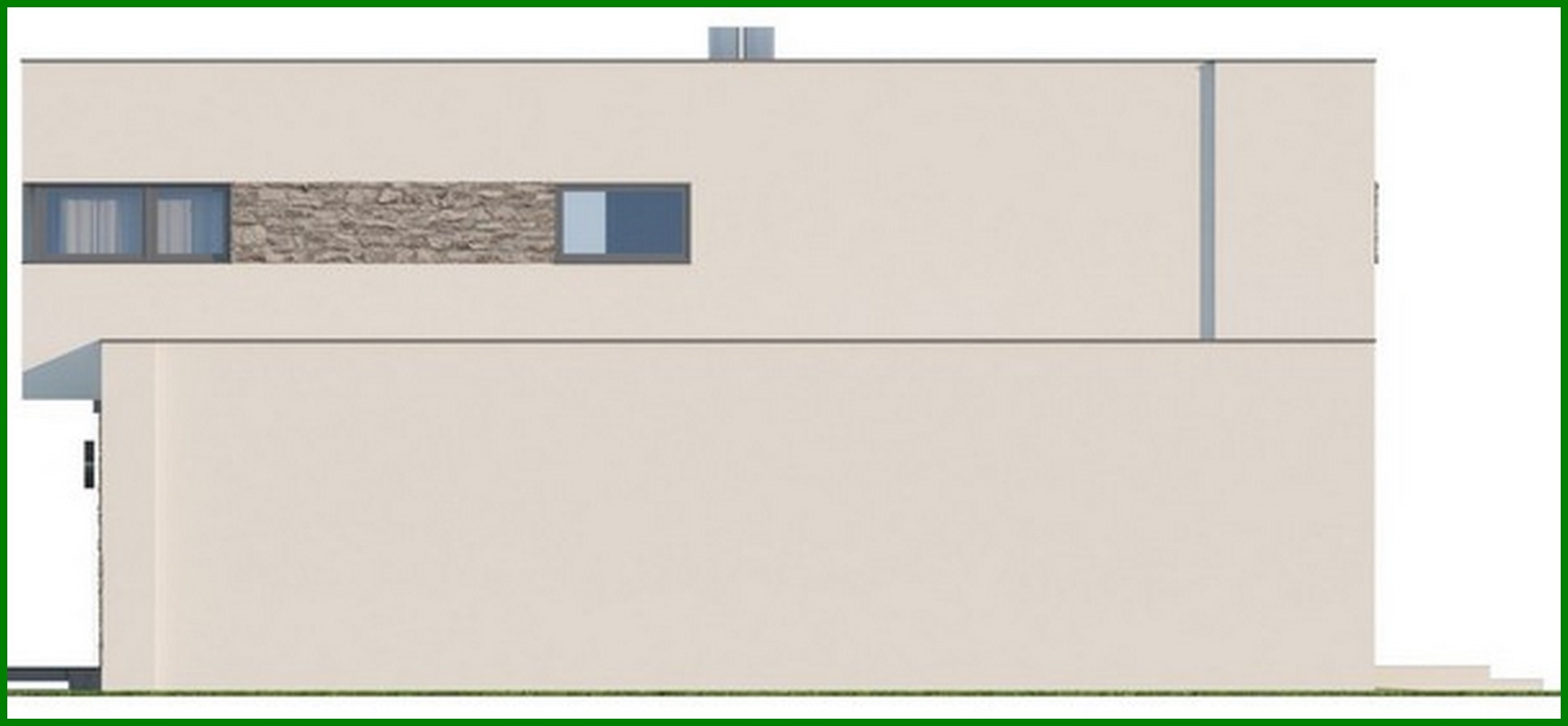 Visualization gallery - The project of a large mansion in the Art Nouveau style