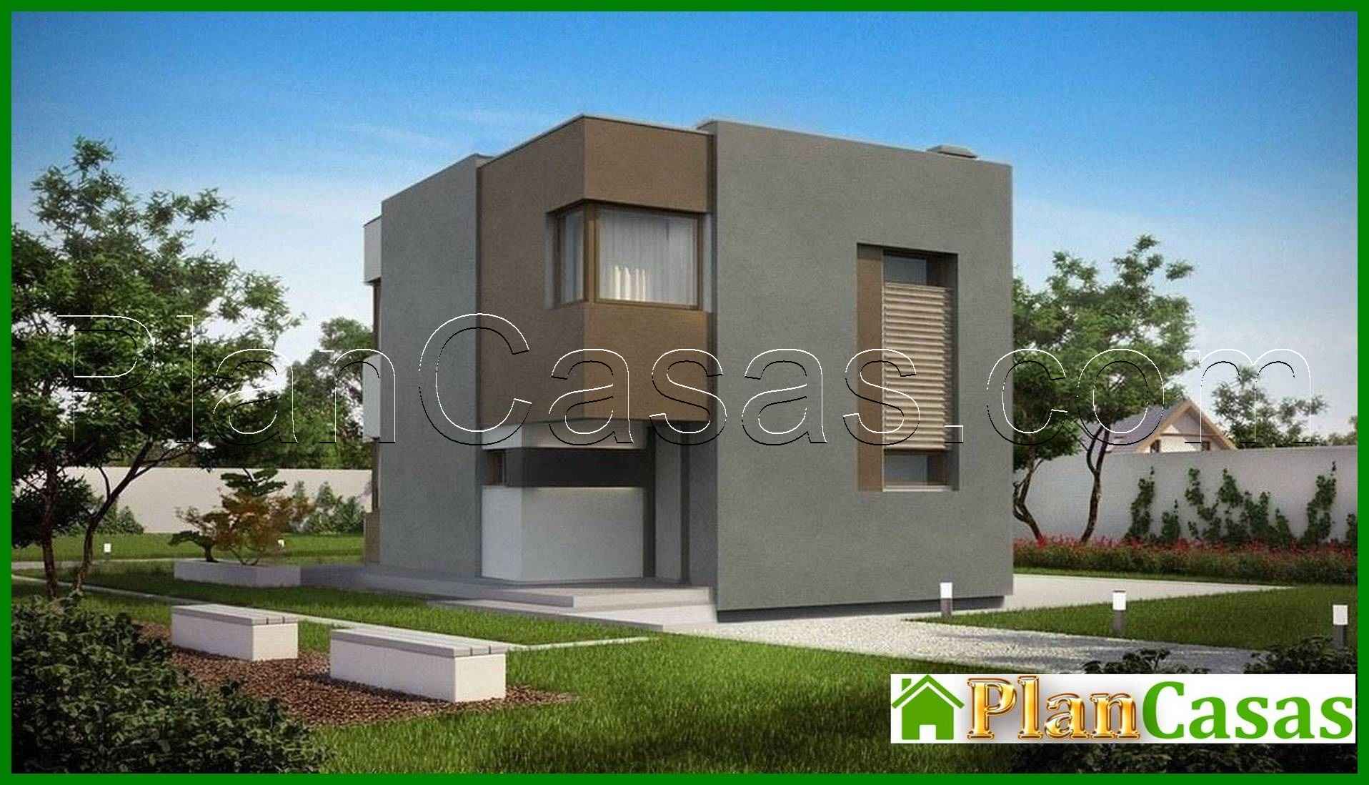 Visualization gallery - The project of a small cottage with three comfortable bedrooms