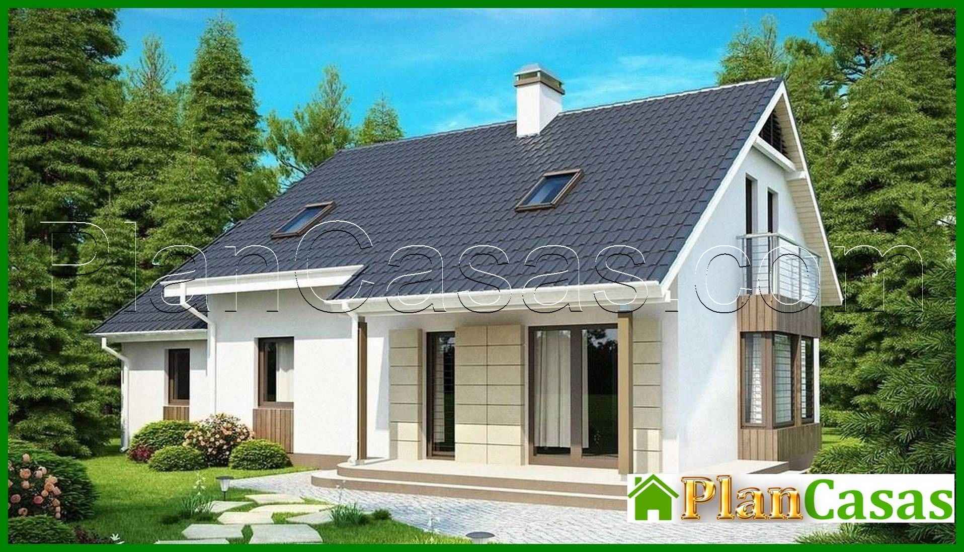 The project of an economical house with an extra bedroom house plan