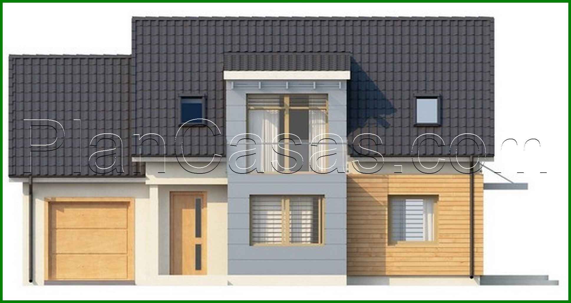 Visualization gallery - The project of a classic house with modern elements