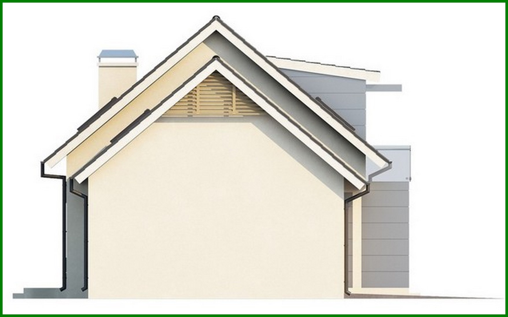 Visualization gallery - The project of a classic house with modern elements