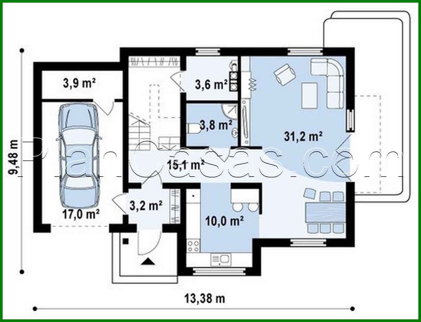Visualization gallery - The project of a classic house with modern elements