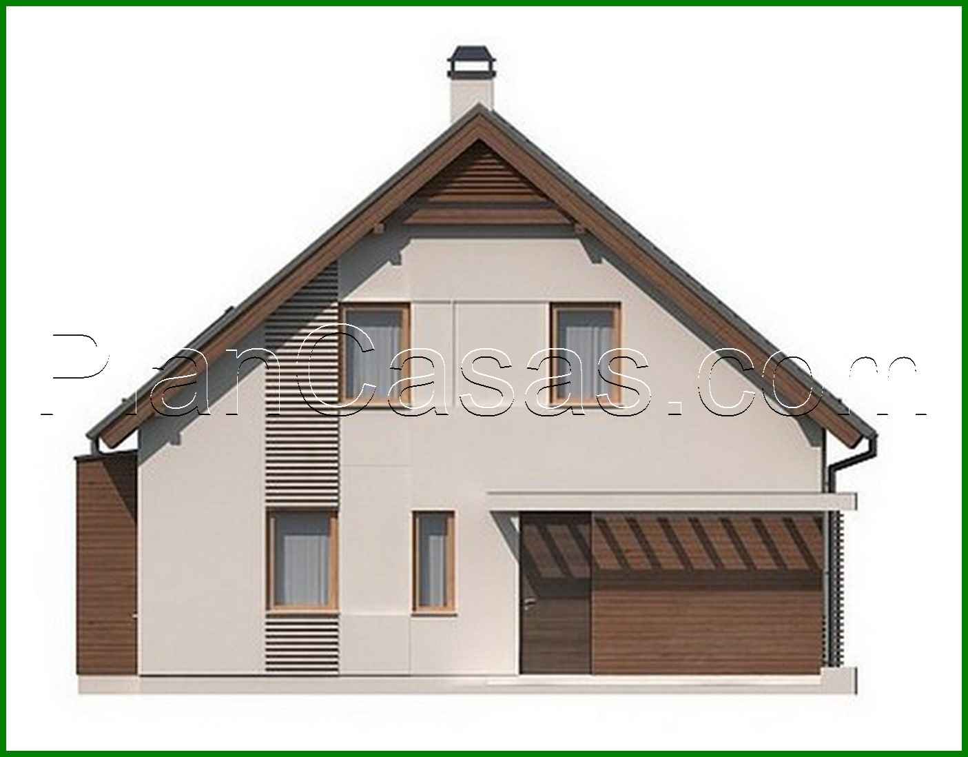 Visualization gallery - House project with attic and bay window