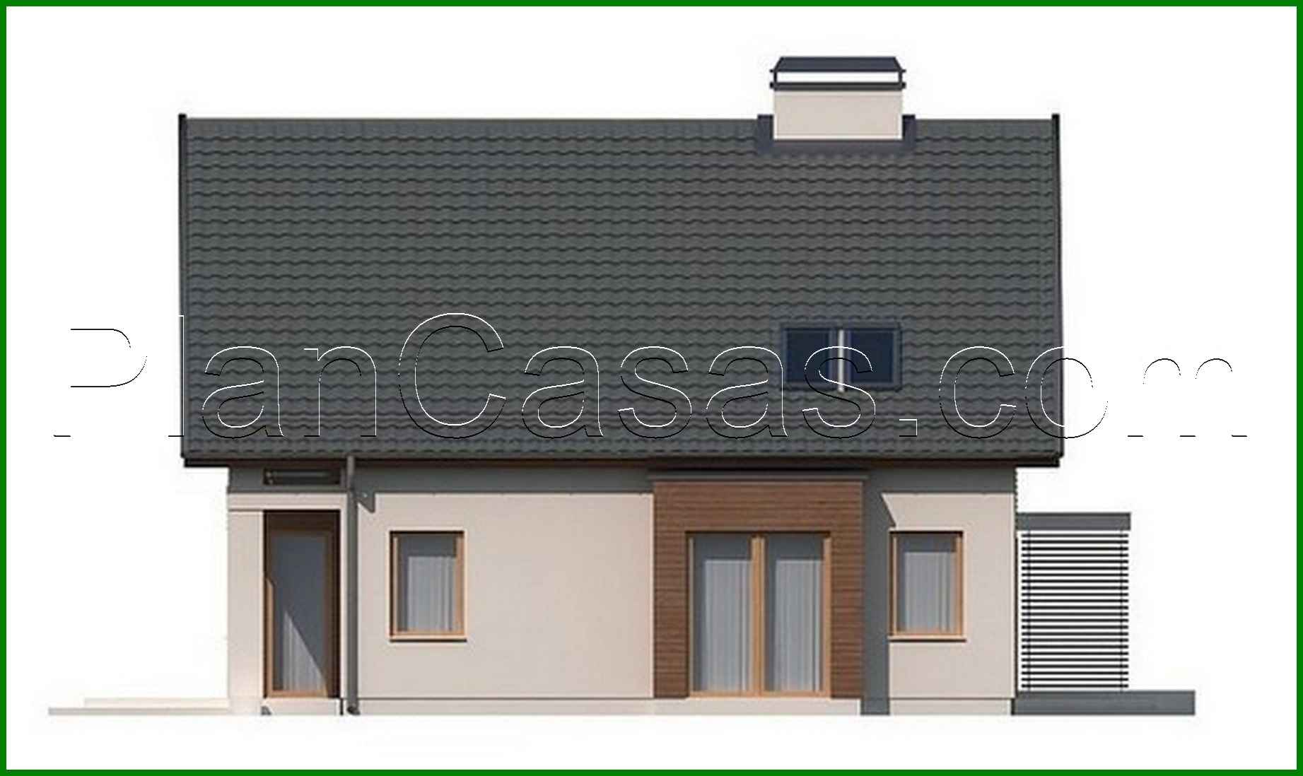 Visualization gallery - House project with attic and bay window