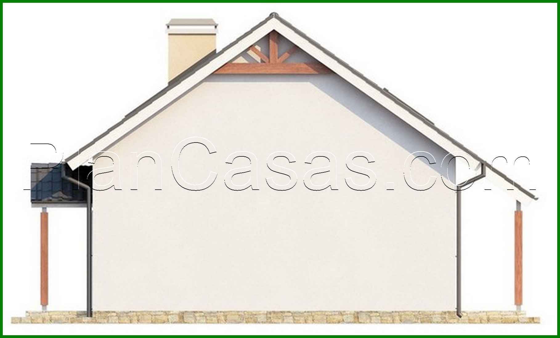 Visualization gallery - The project of a budget simple house with an attic