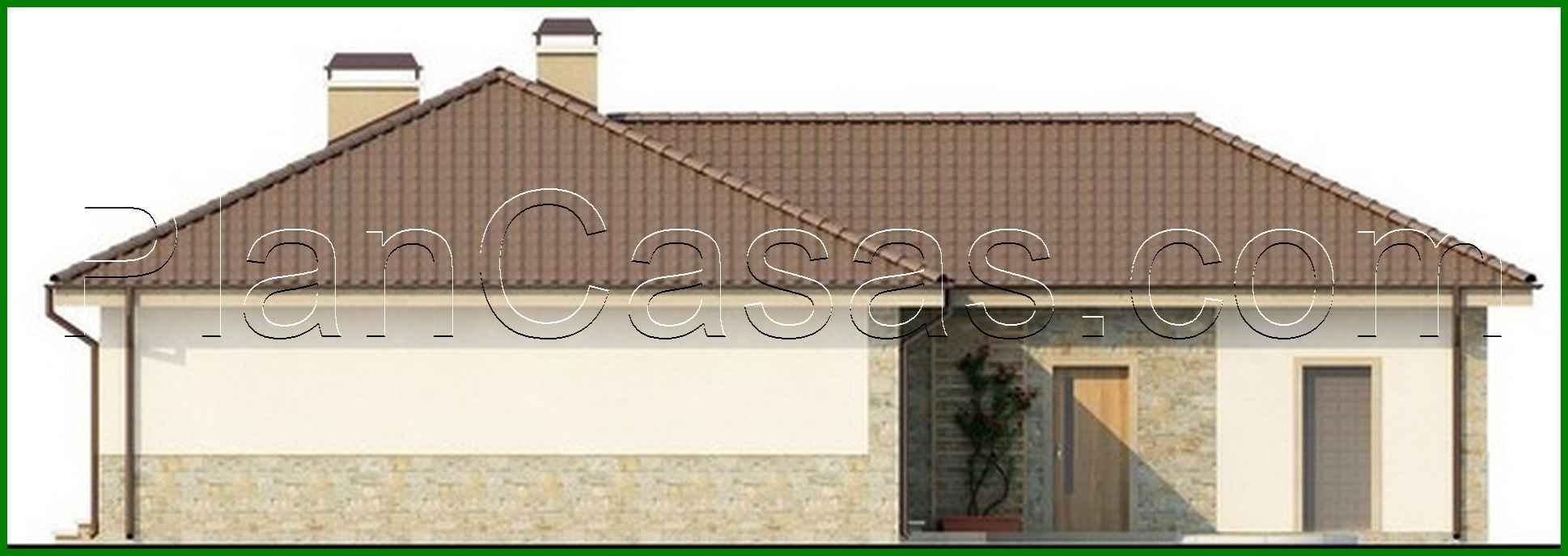 Visualization gallery - Scandinavian-style single-storey cottage project