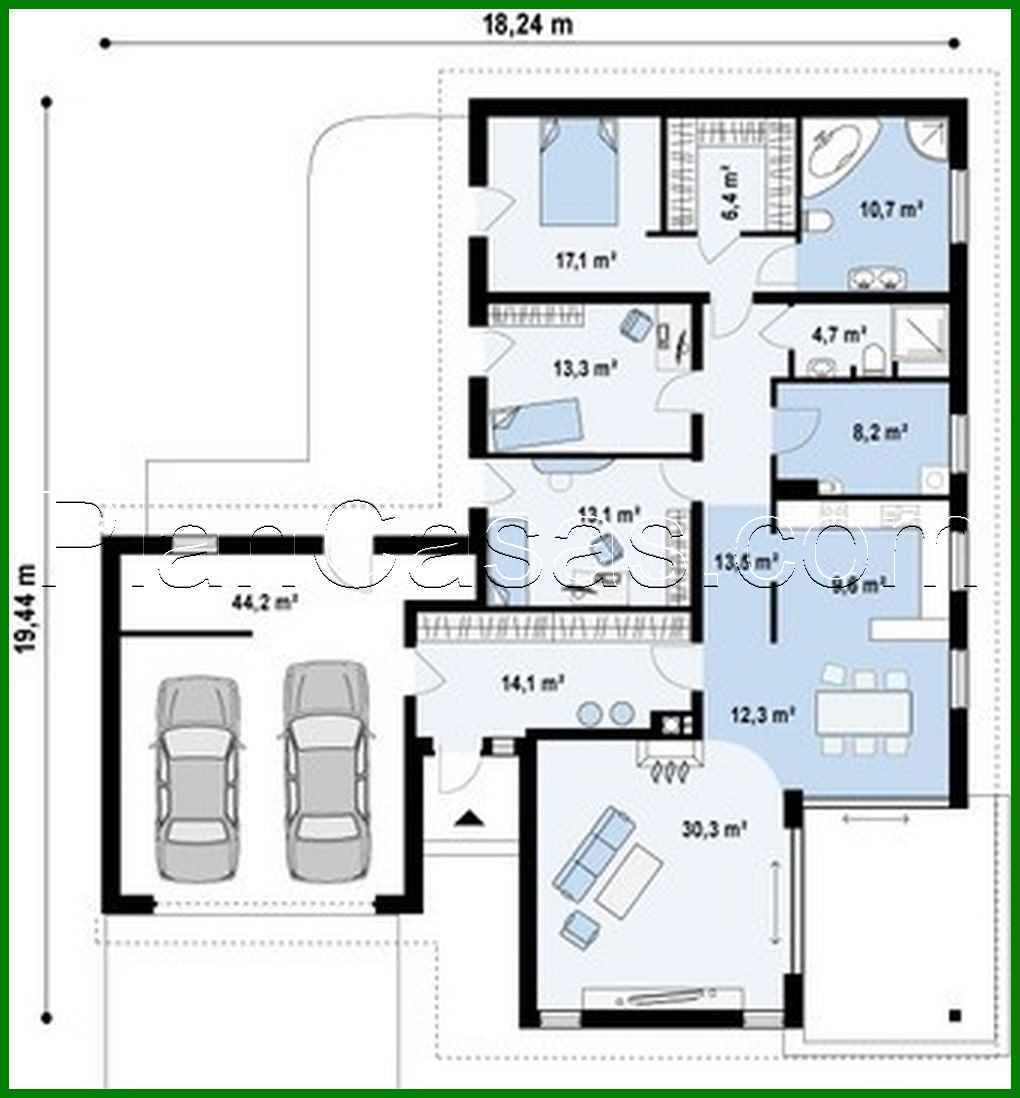 Visualization gallery - Scandinavian-style single-storey cottage project