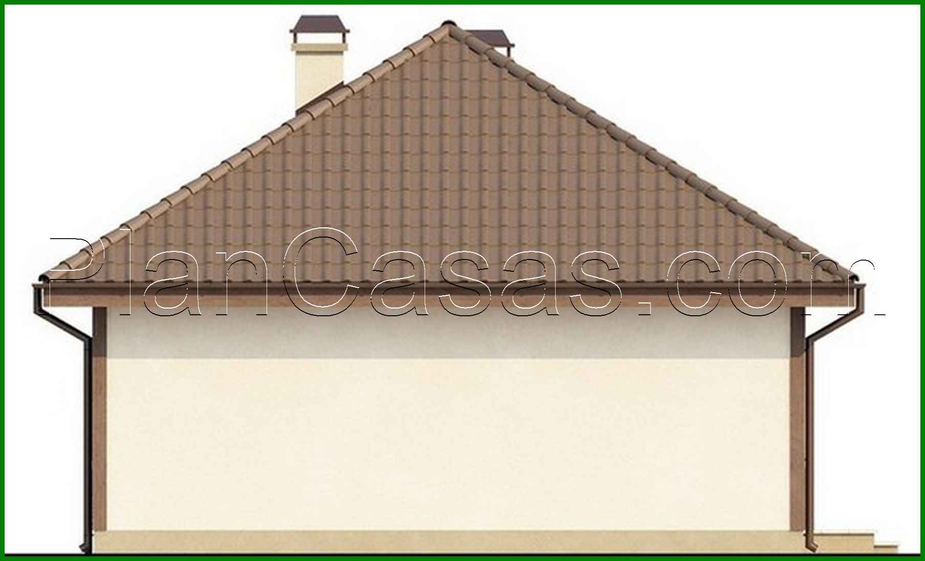 Visualization gallery - The classic design of a 1.5-storey cottage