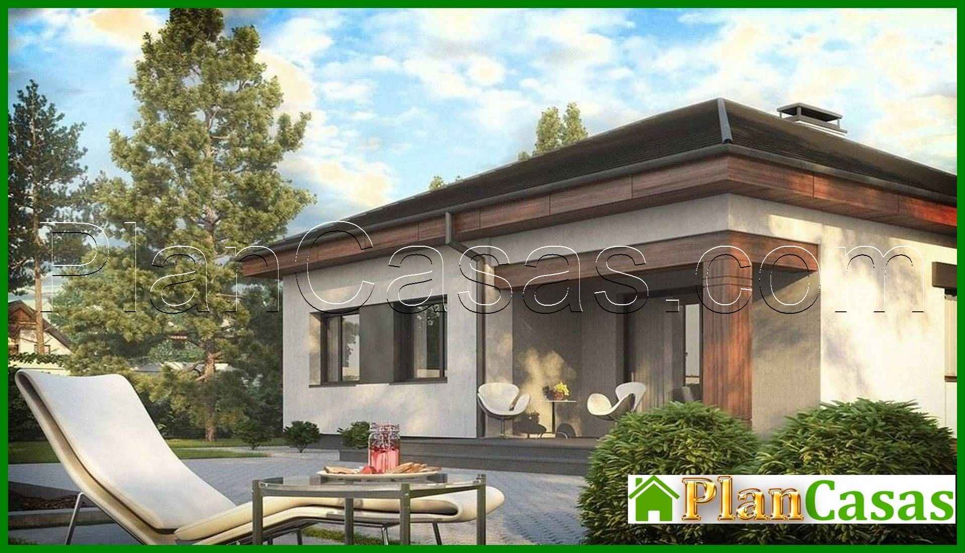 Visualization gallery - Project of a stylish one-story classic house