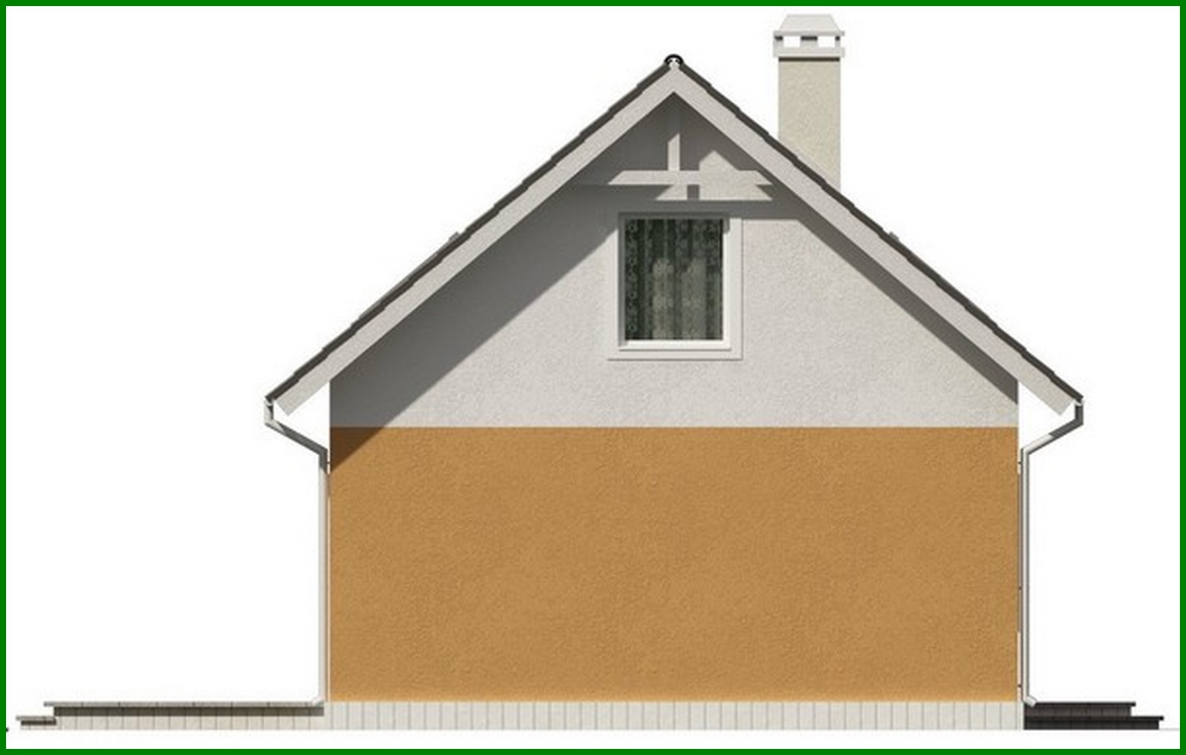 Visualization gallery - Project of a house with an attic for a small plot