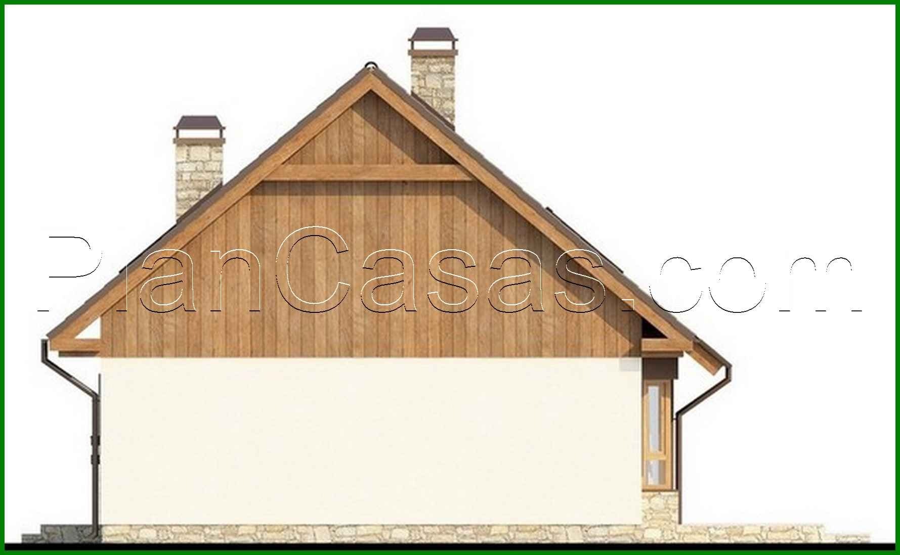 Visualization gallery - Project of a small eco house with an attic