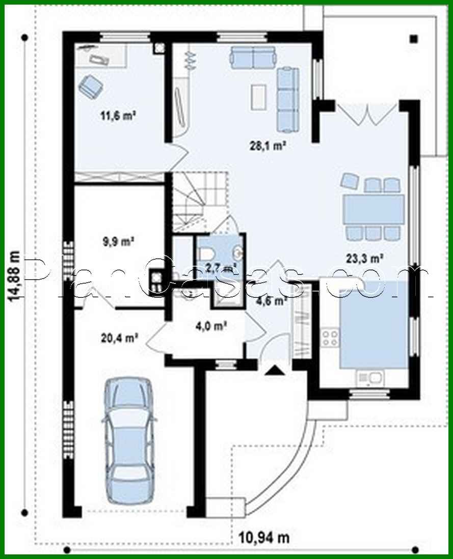 Visualization gallery - House project with attic, technical room, extra bedroom