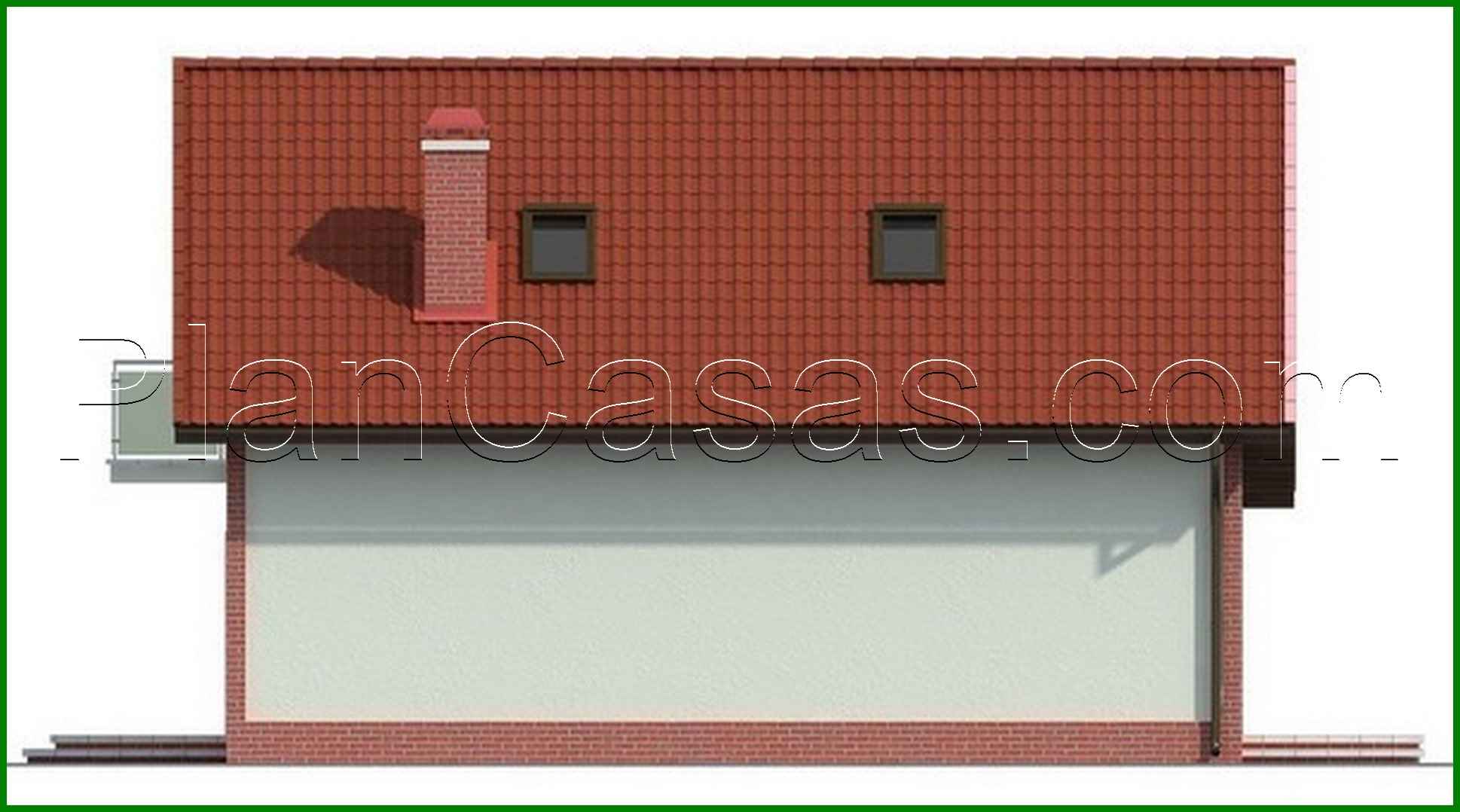 Visualization gallery - A project of a private country light cottage with an attic