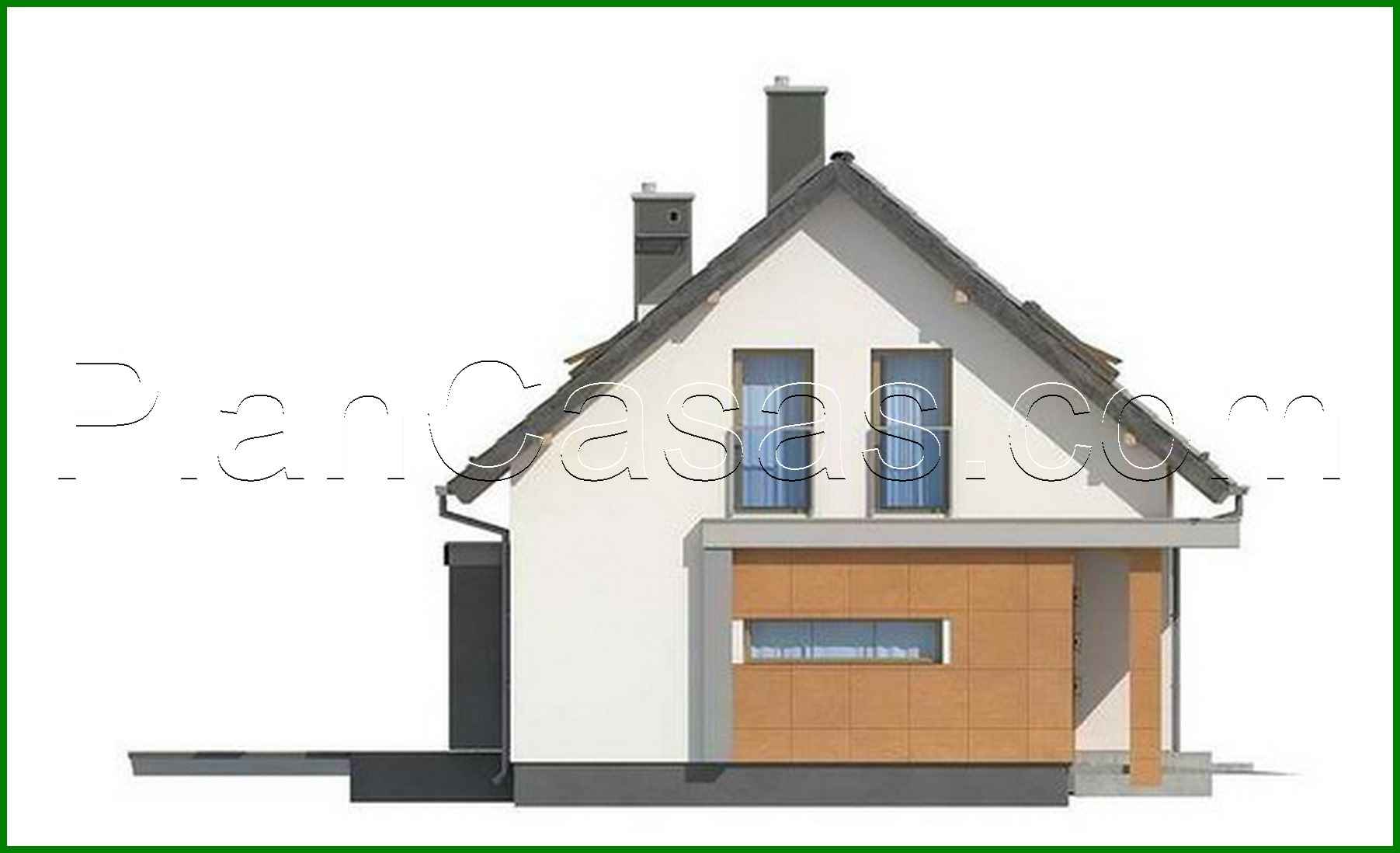 Visualization gallery - Small house project with attic and garage