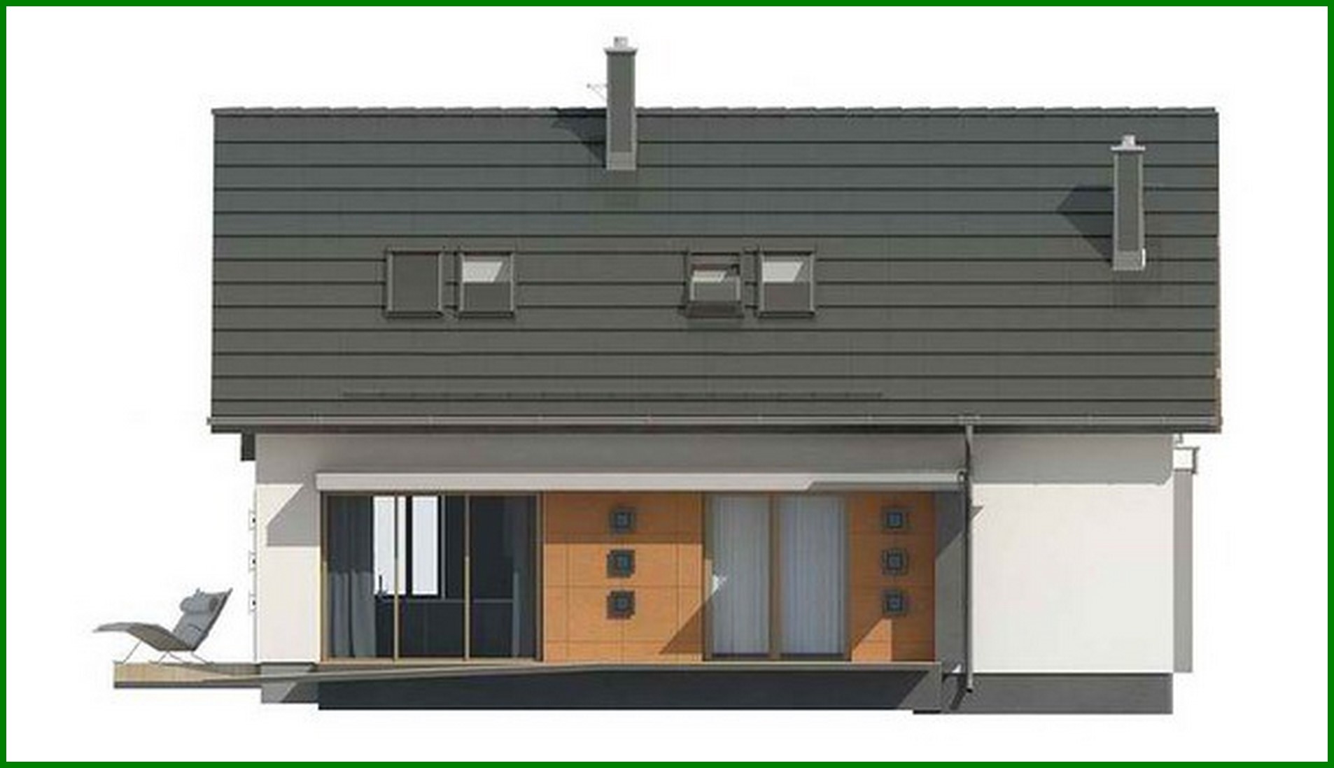 Visualization gallery - Small house project with attic and garage