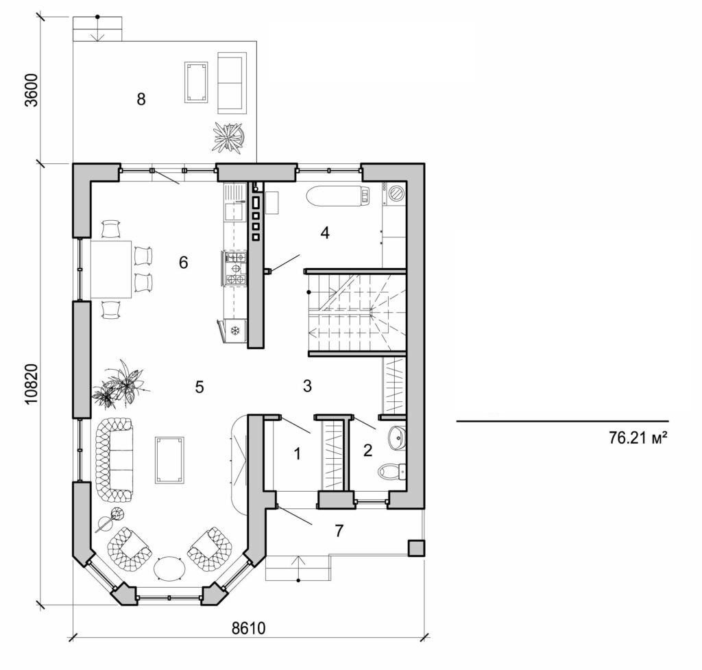 Visualization gallery - Two storey house