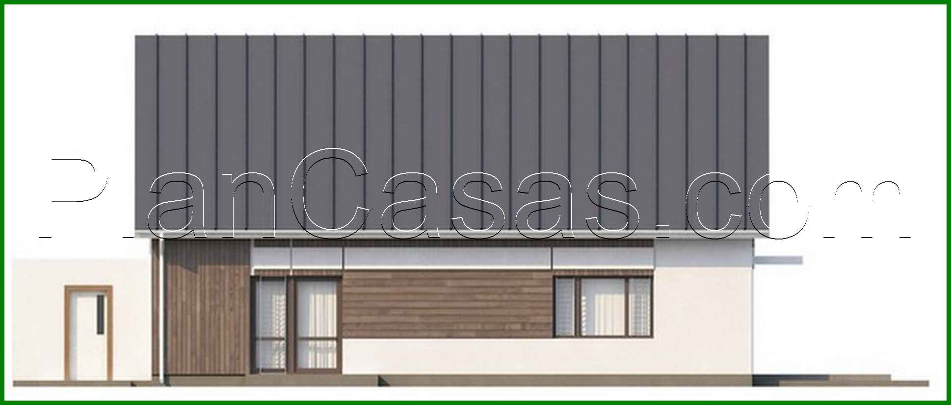 Visualization gallery - House project with an attic, a living room and a double garage