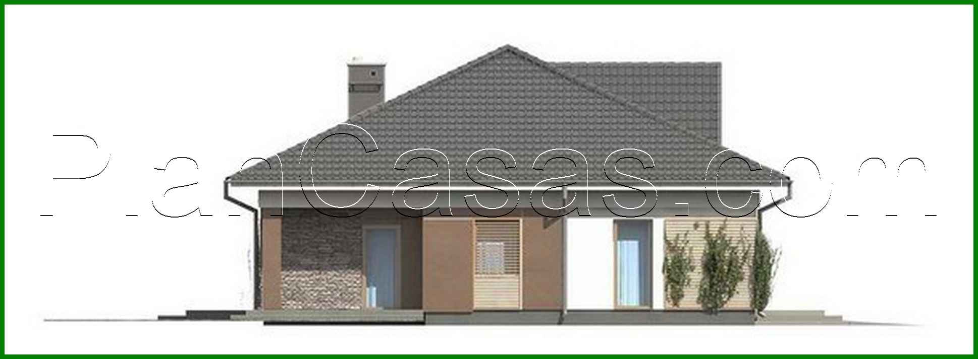 Visualization gallery - Four-bedroom cottage project