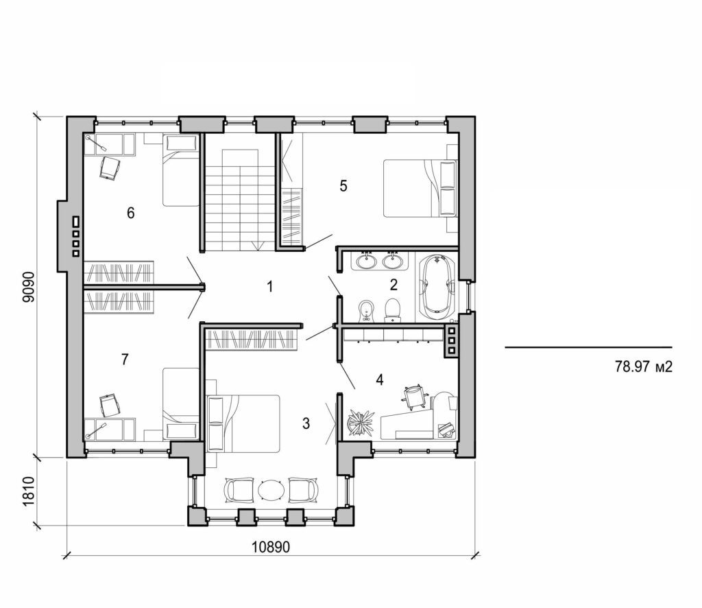 Visualization gallery - Two storey house
