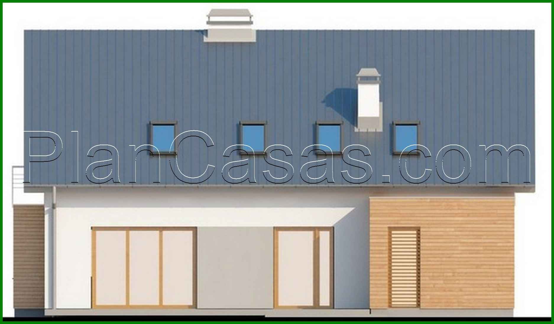 Visualization gallery - House project with an attic, a large technical room and an office