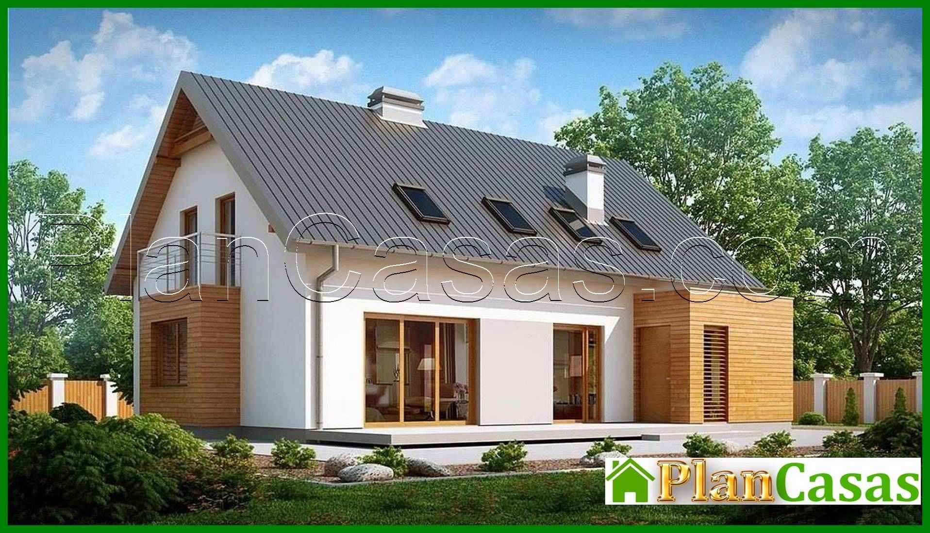 Visualization gallery - House project with an attic, a large technical room and an office