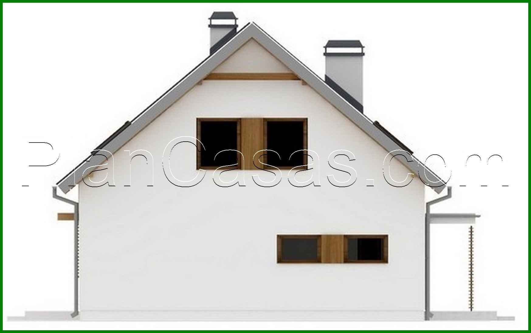 Visualization gallery - Classic house project with garage, extra bedroom