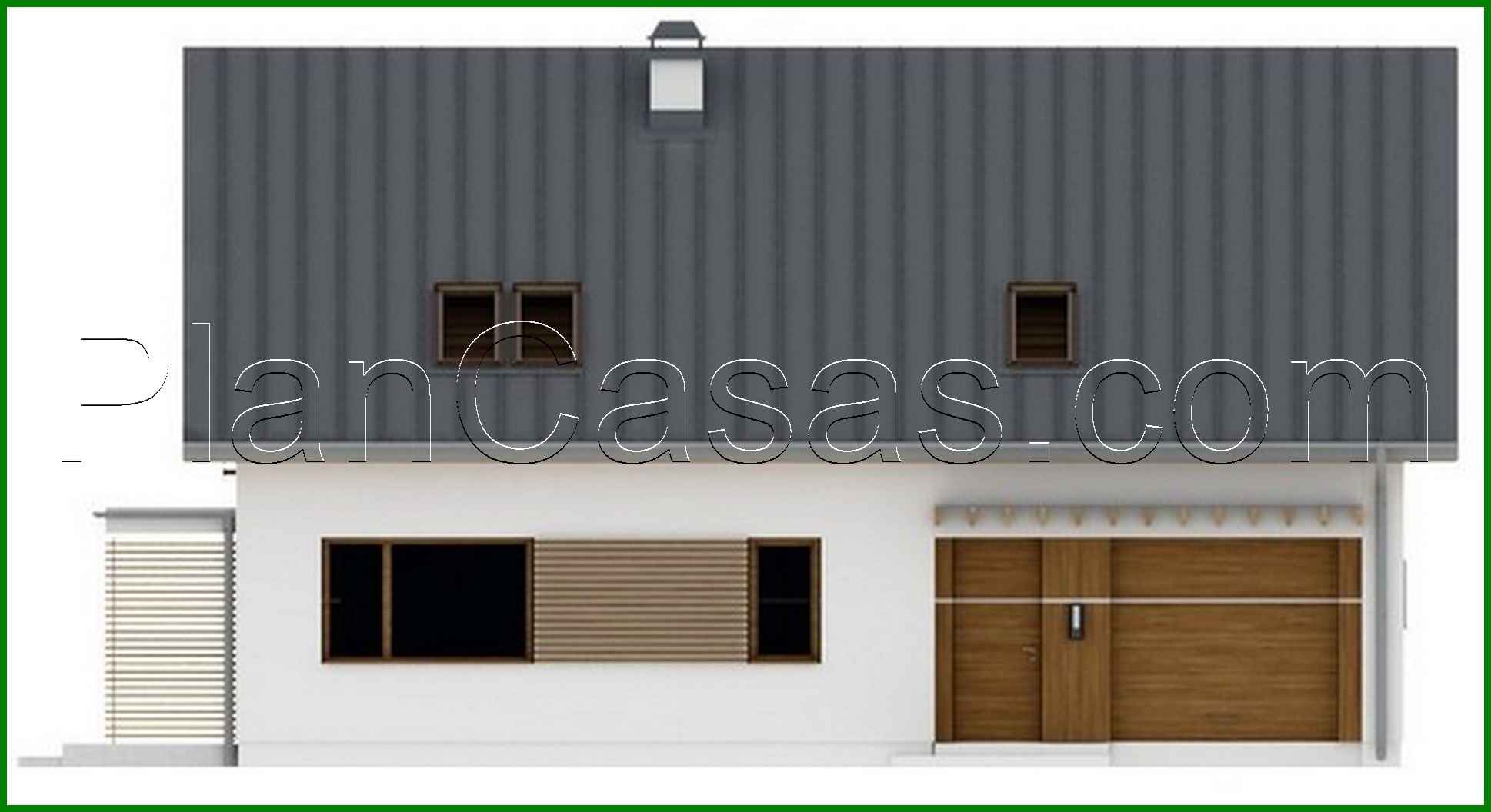 Visualization gallery - Classic house project with garage, extra bedroom