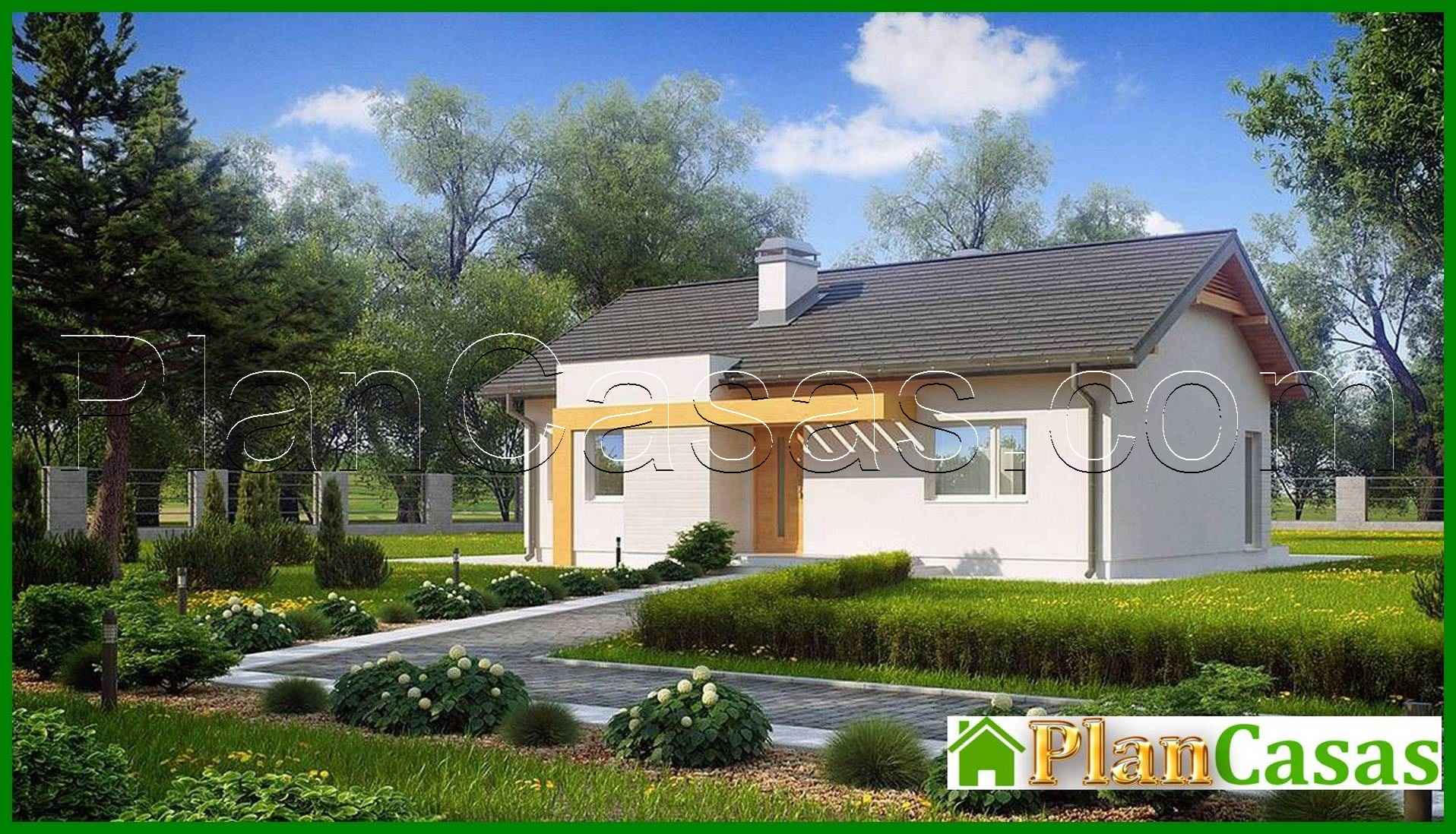 Visualization gallery - The project of a small summer cottage private one-story classic house