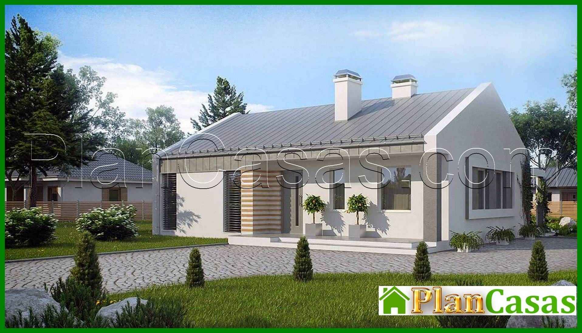 Visualization gallery - The project of an inexpensive energy-efficient modern cottage