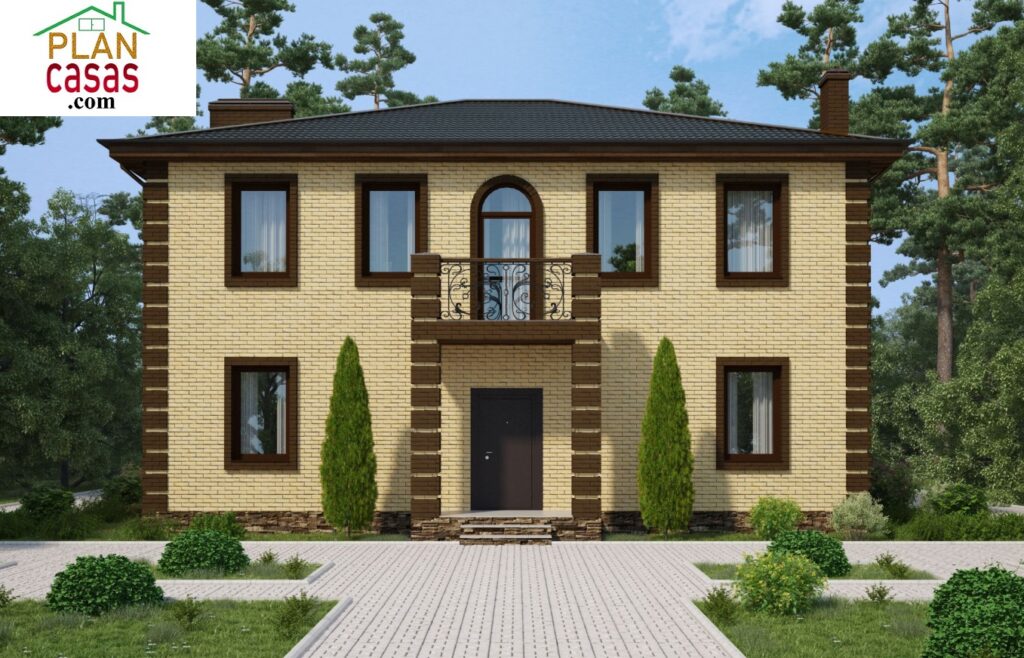 Two storey house house plan