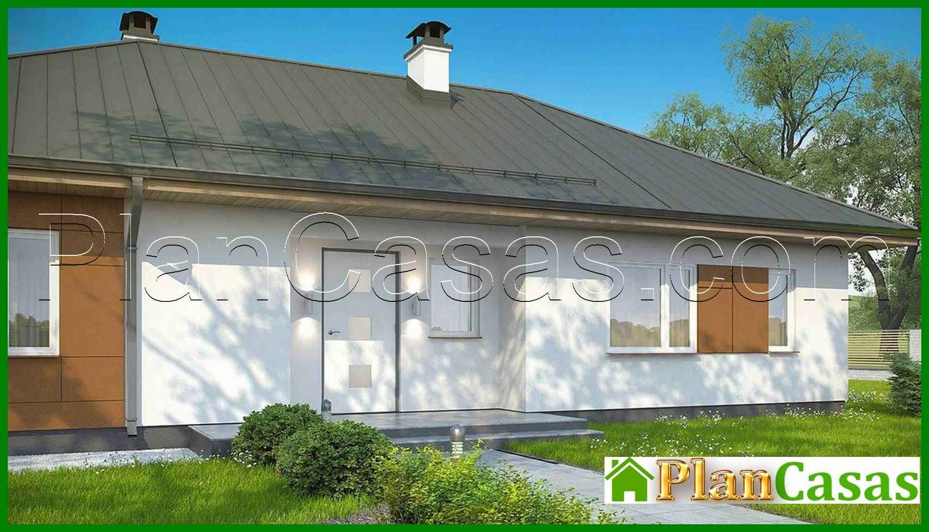 Visualization gallery - The project of a classic one-story house