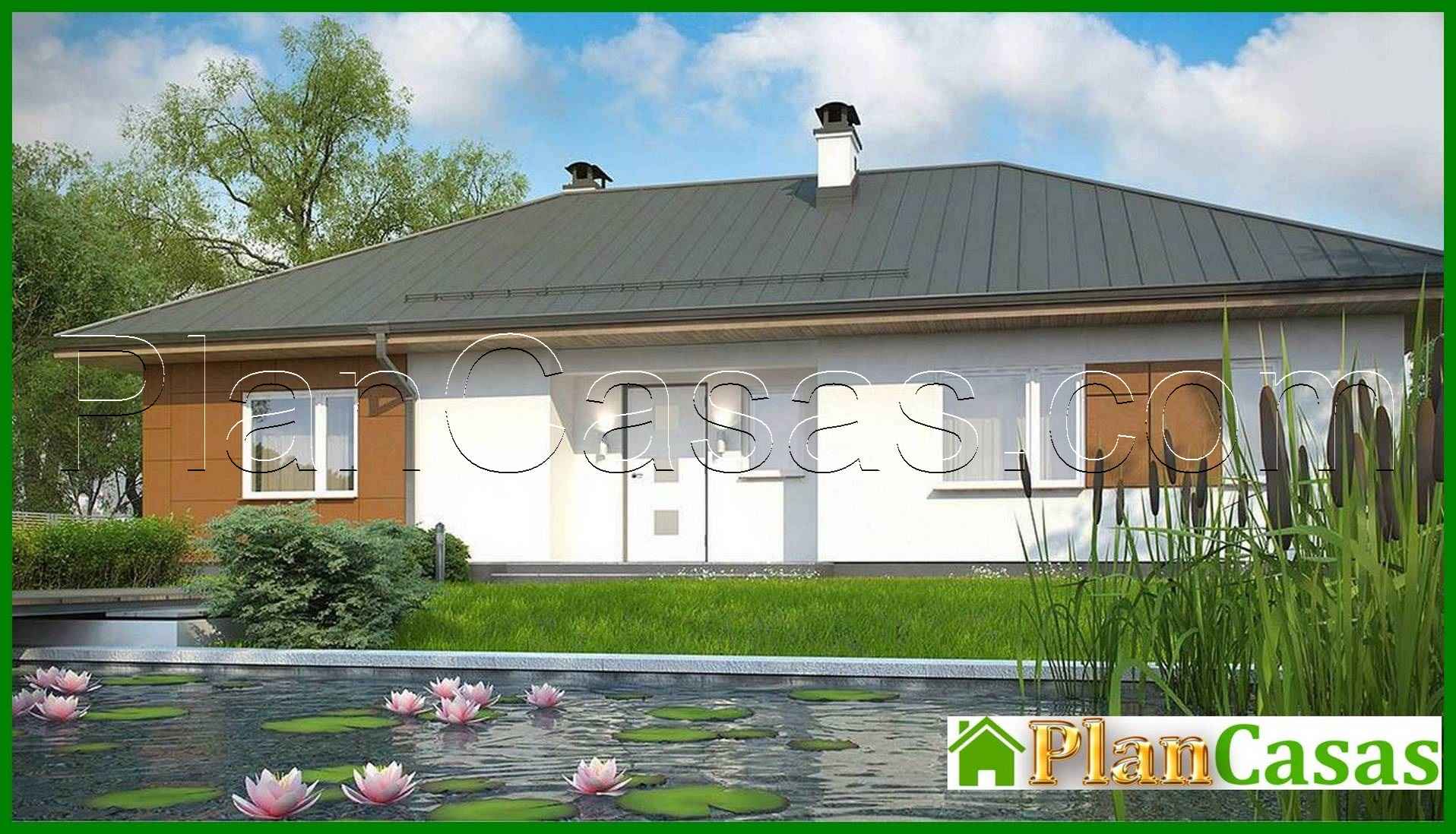 Visualization gallery - The project of a classic one-story house