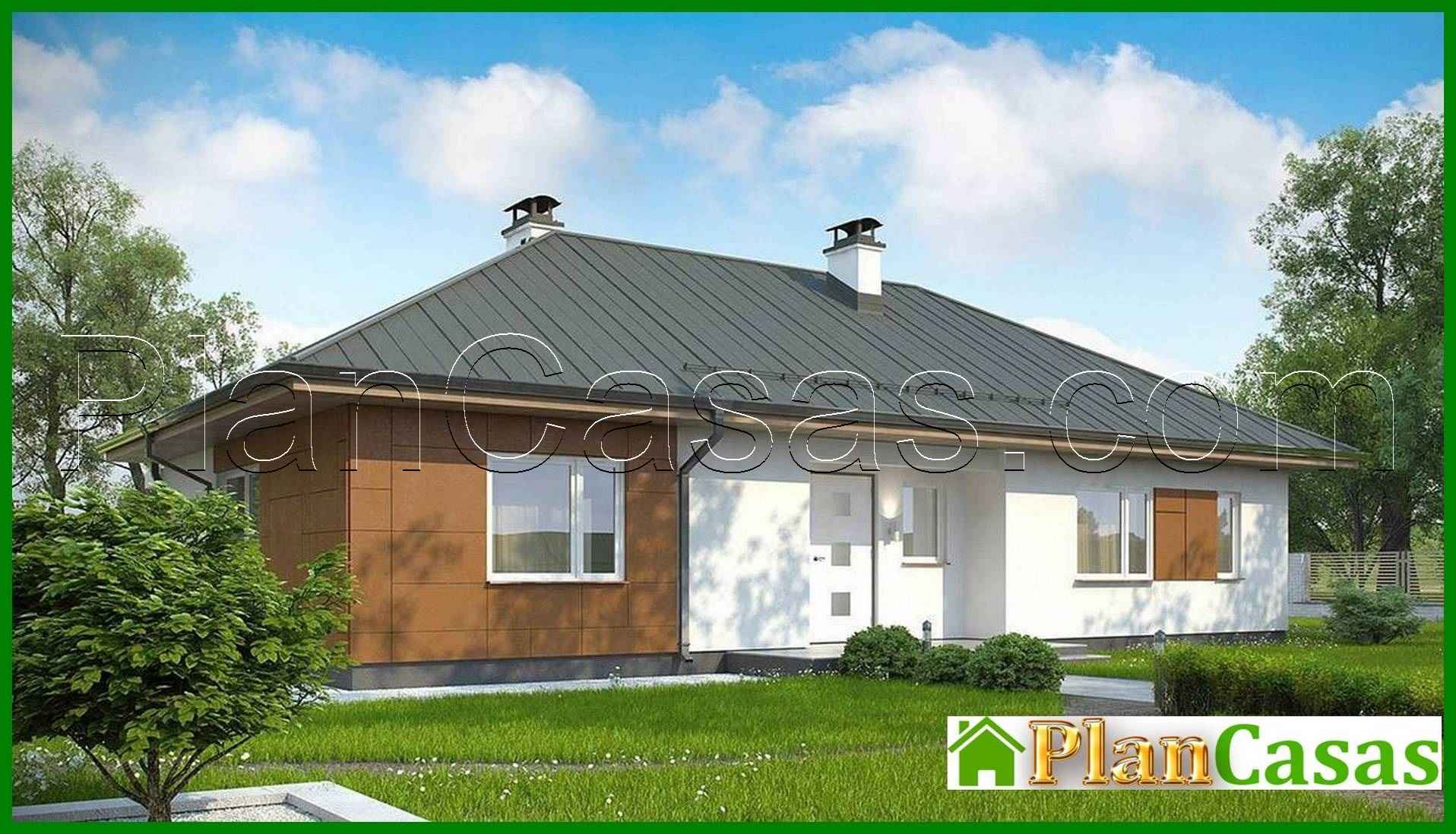 Visualization gallery - The project of a classic one-story house