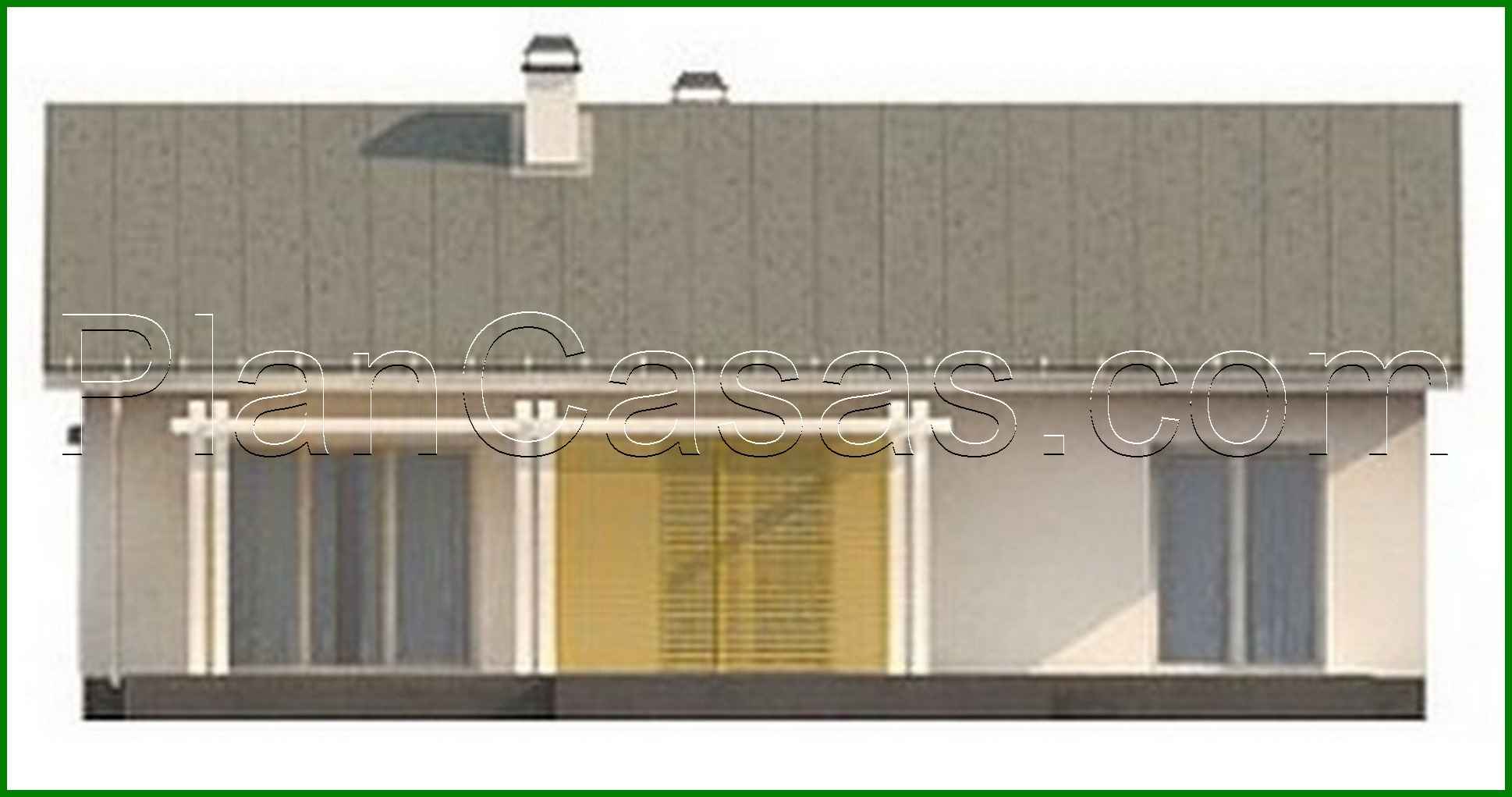 Visualization gallery - Simple elegant one-story house project