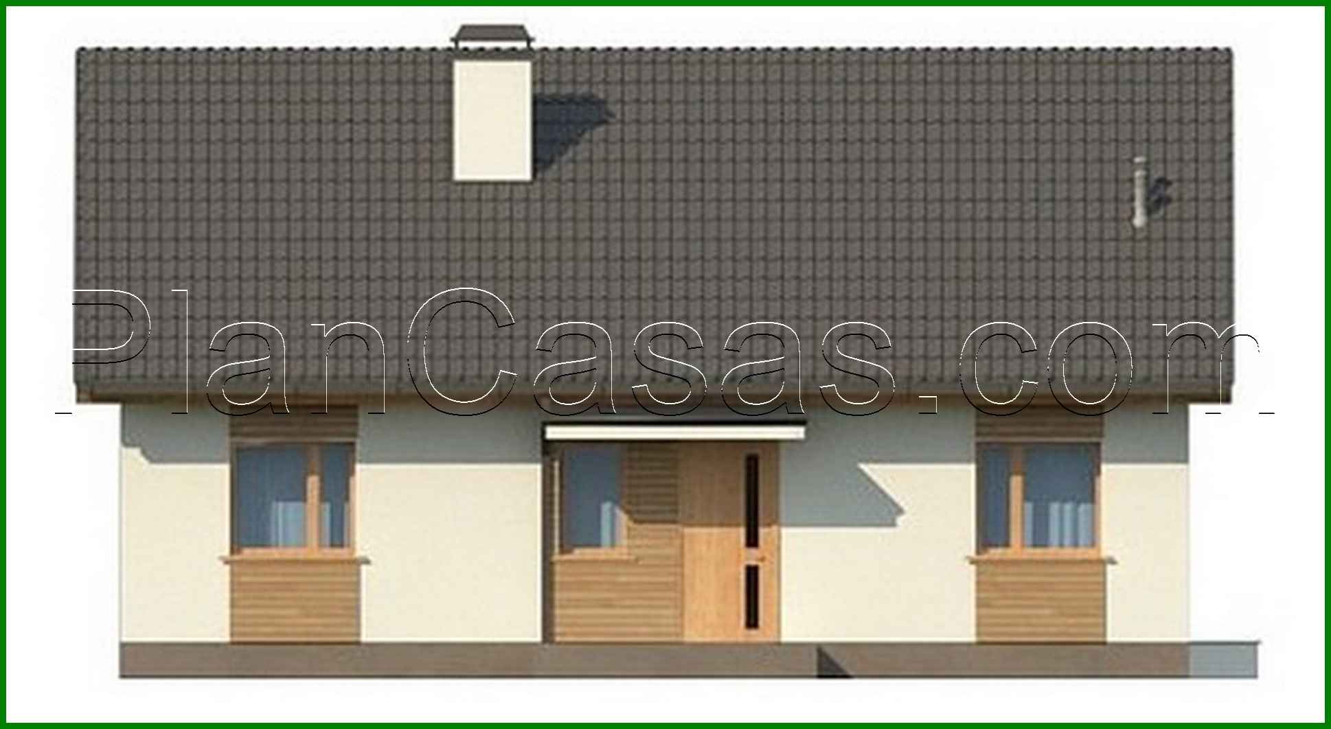 Visualization gallery - The project of a one-story economical and functional house