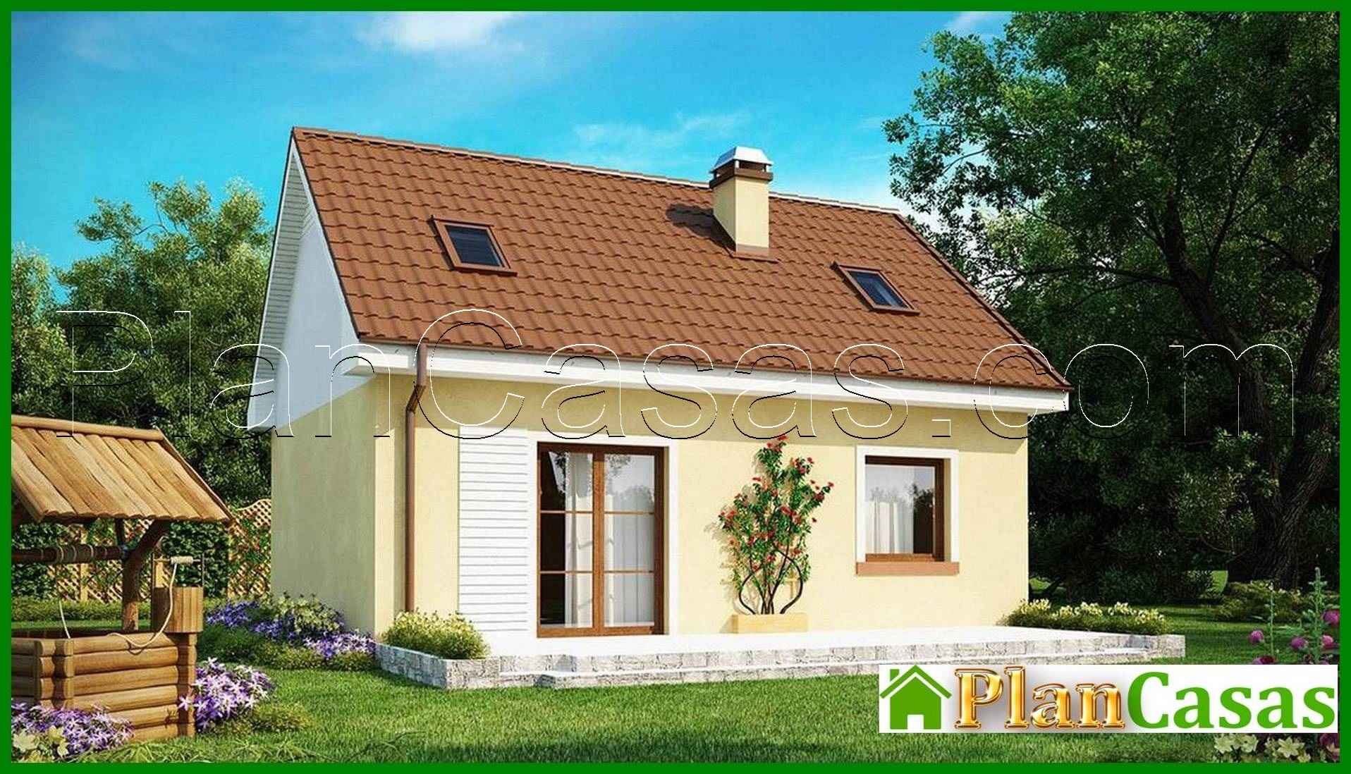 Visualization gallery - The project of a classic house with a gable roof