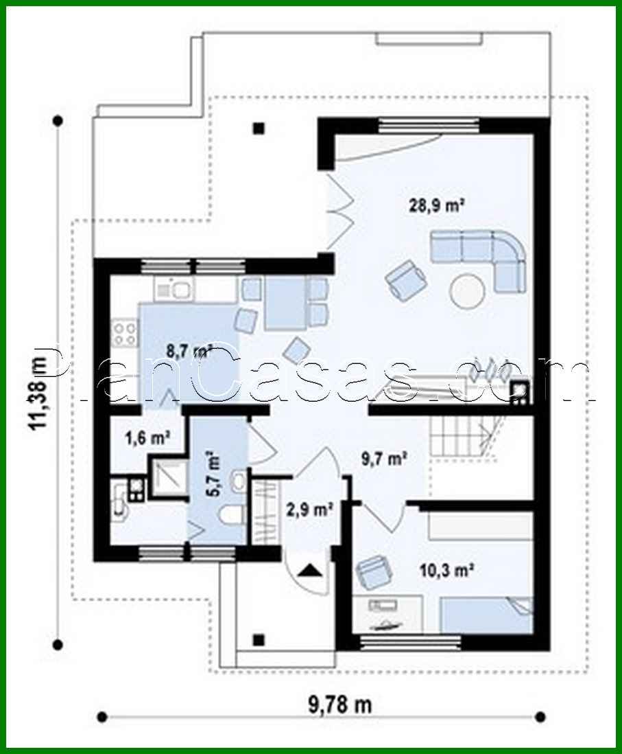 Visualization gallery - A project of a country house with an attic for a small plot
