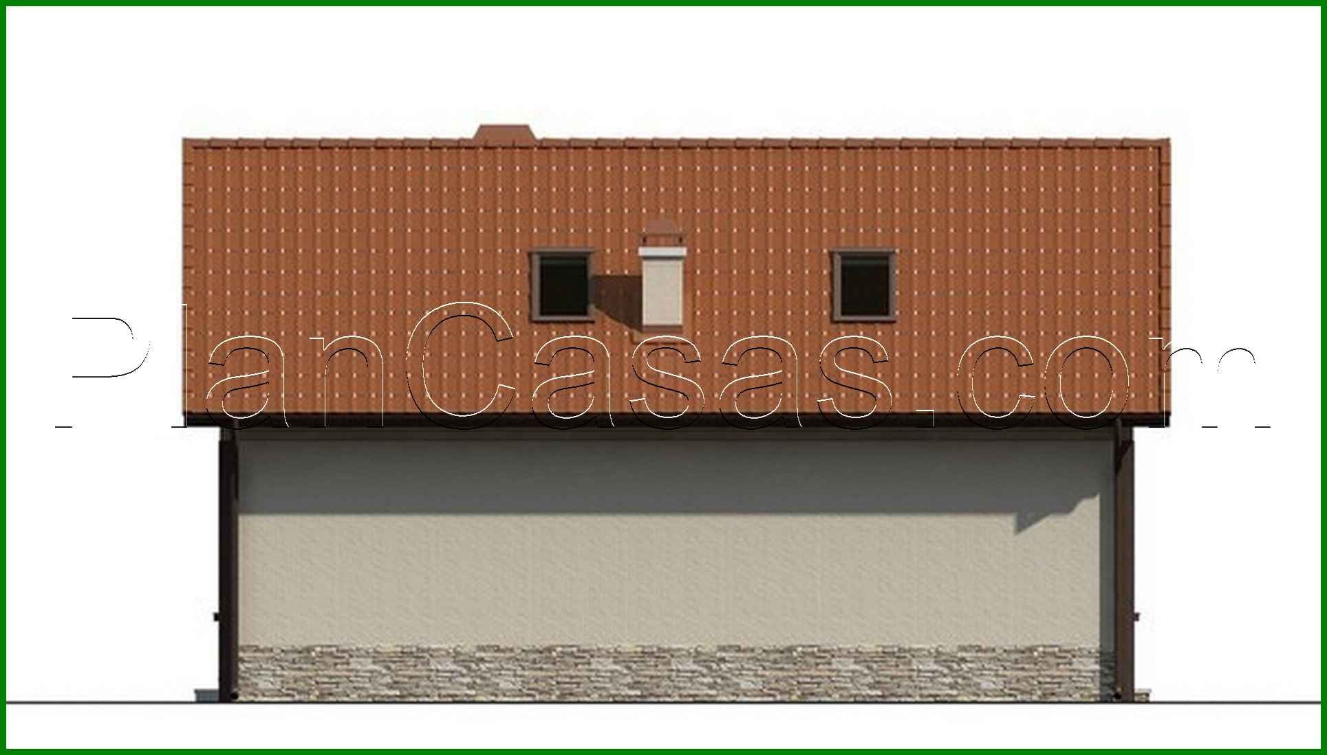 Visualization gallery - A project of a country house with an attic for a small plot