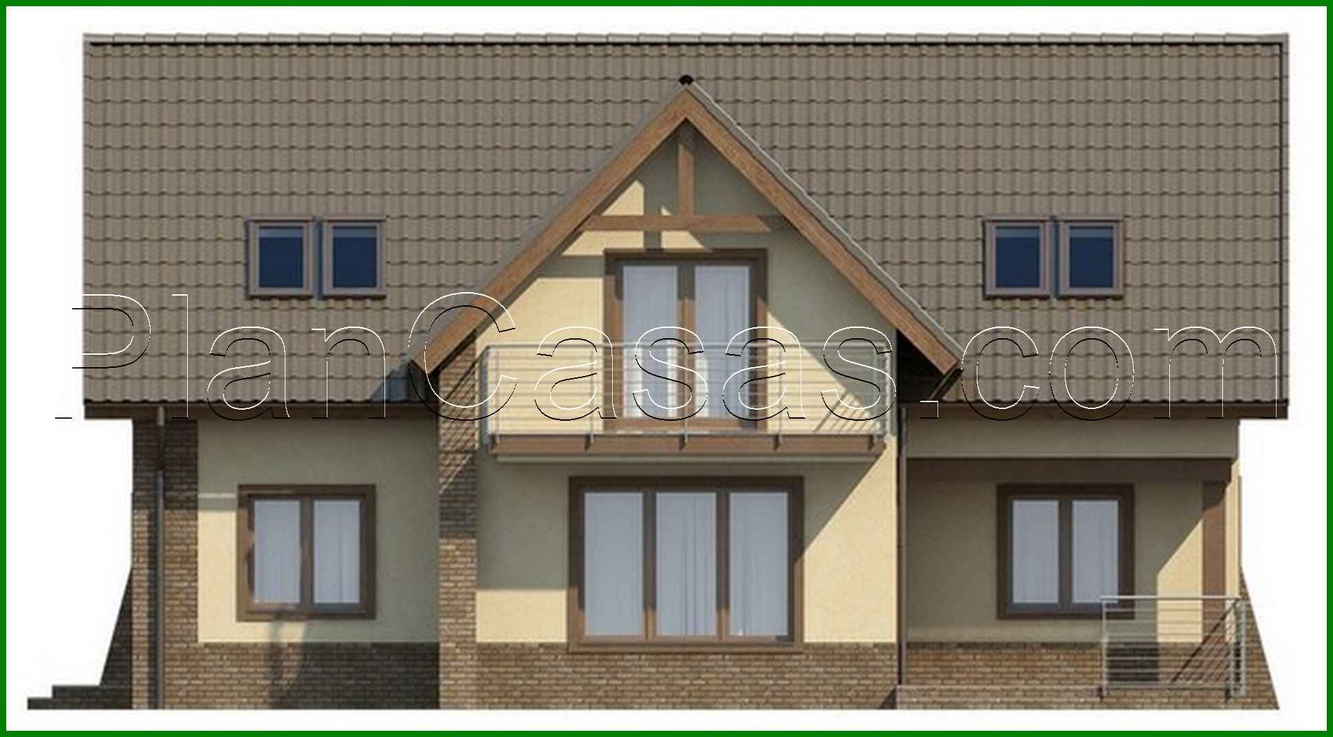 Visualization gallery - House project with an additional living room on the 2nd floor