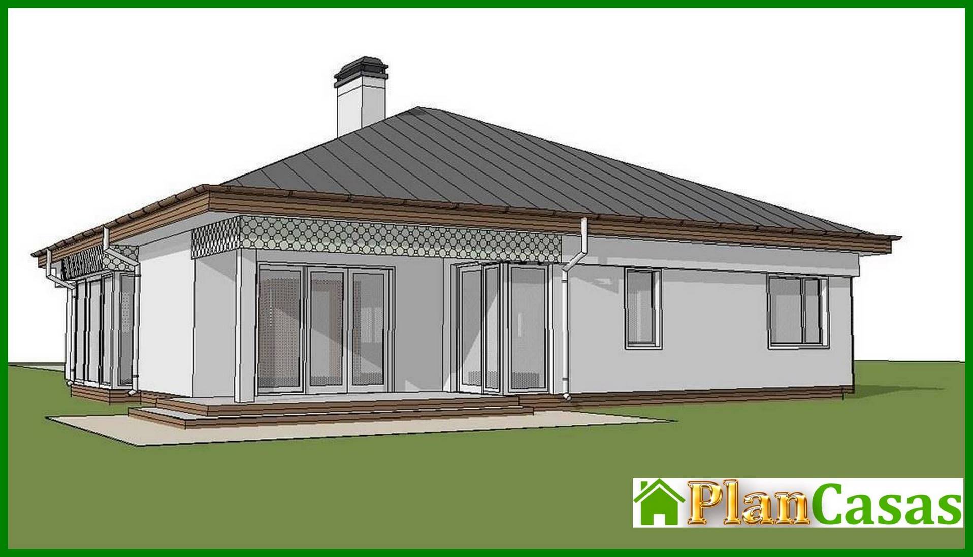 Visualization gallery - The project of a stylish, spacious modern one-story cottage