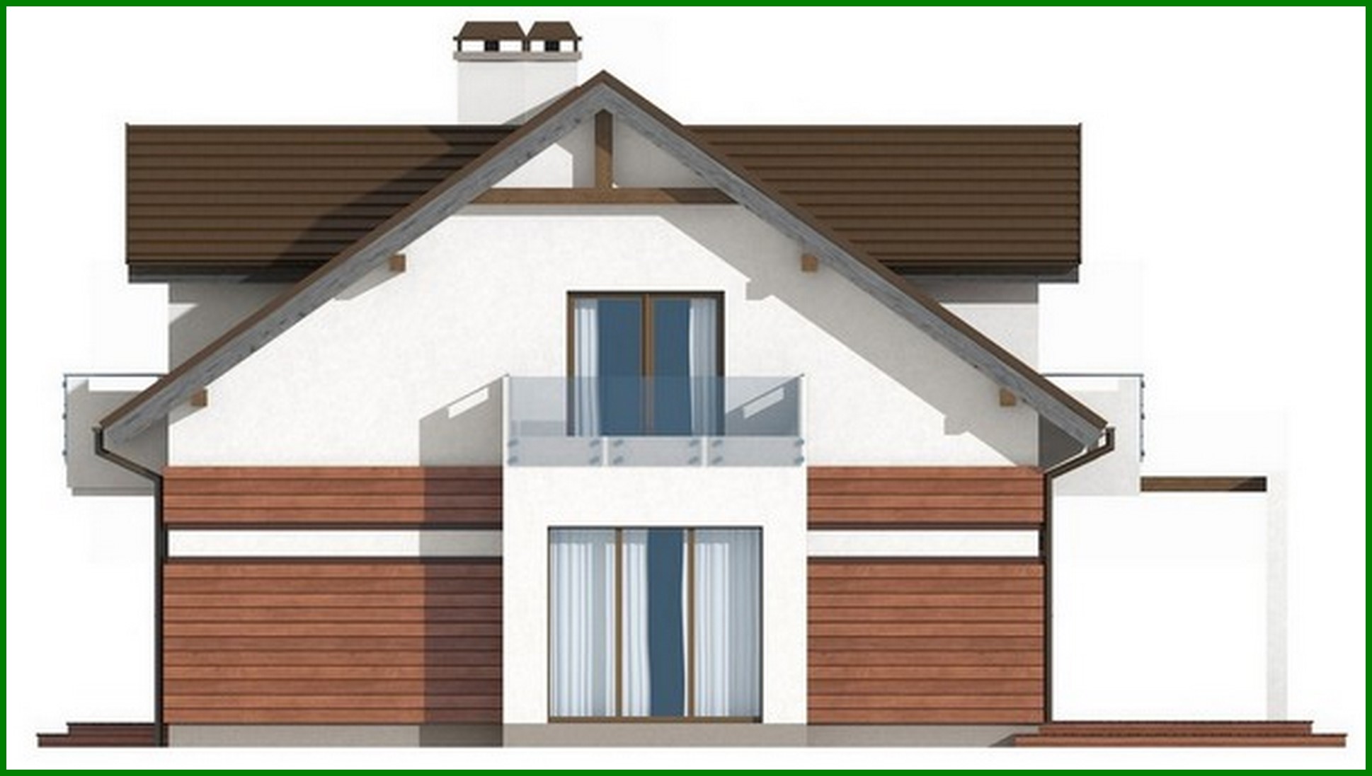 Visualization gallery - House project with a beautiful attic