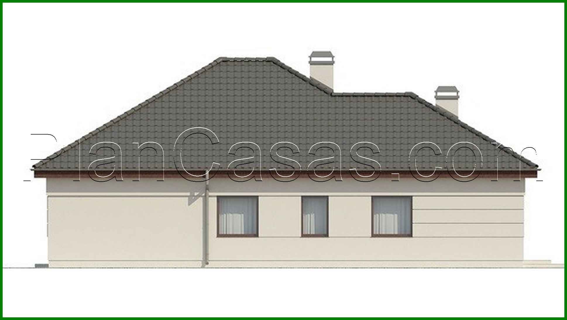 Visualization gallery - The project of a nice house on 155 square meters. m with rational division of space