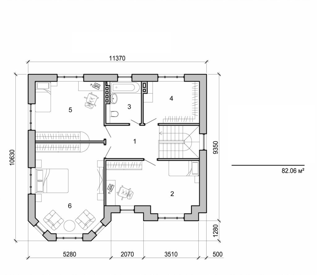 Visualization gallery - Two storey house
