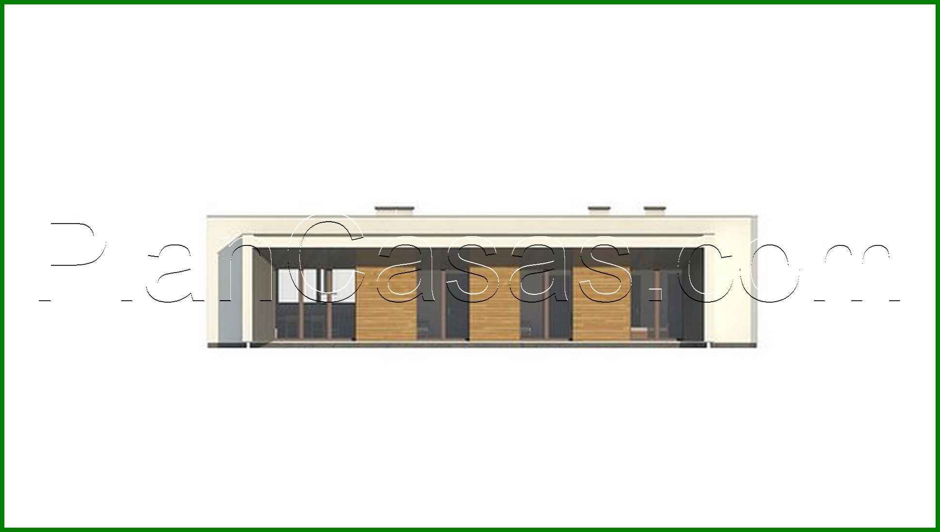 Visualization gallery - Project of a modern cottage with an area of 170 square meters. m with three bedrooms and bathrooms