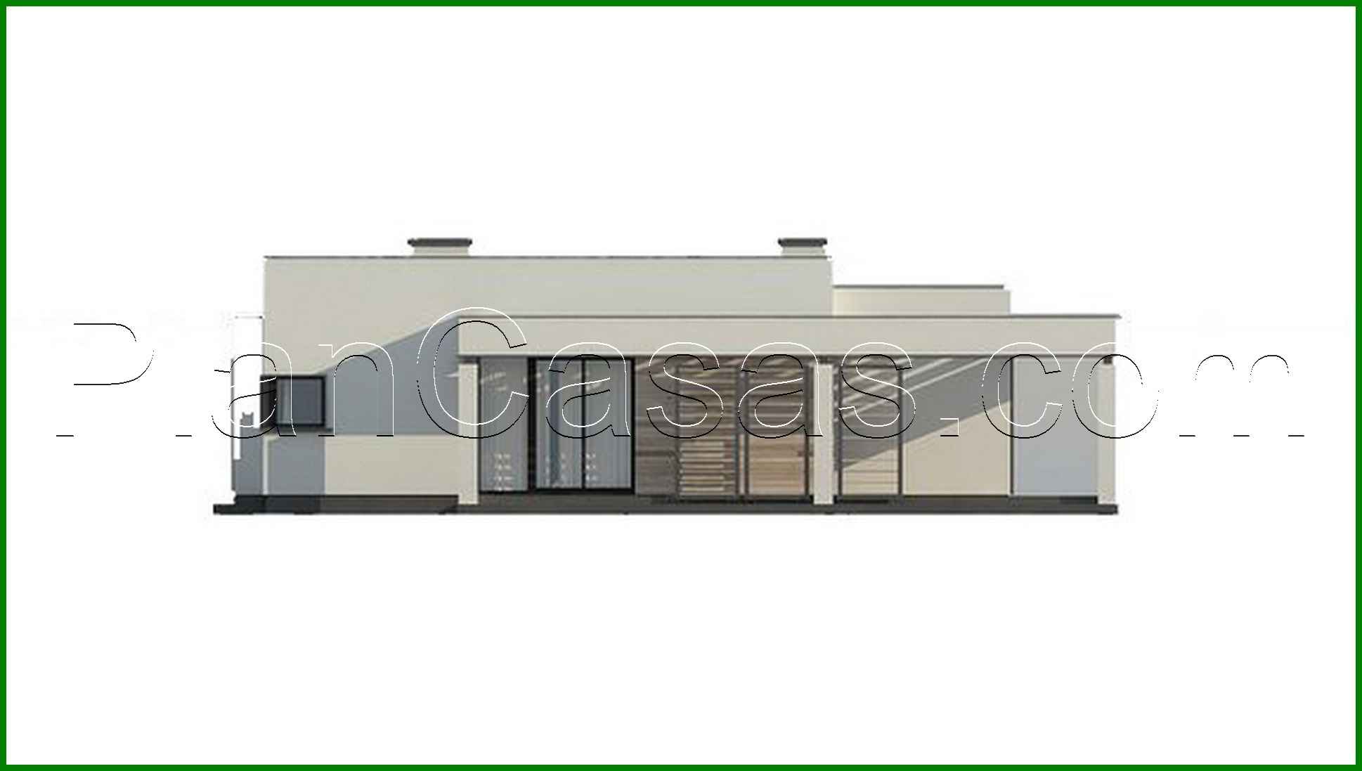 Visualization gallery - The project of a stylish house with an area of 102 square meters. m for a small family