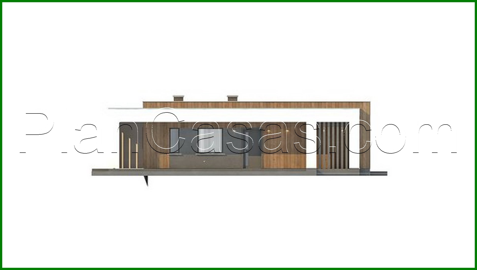 Visualization gallery - A compact cottage project with an area of ​​103 square meters. m with a laconic exterior