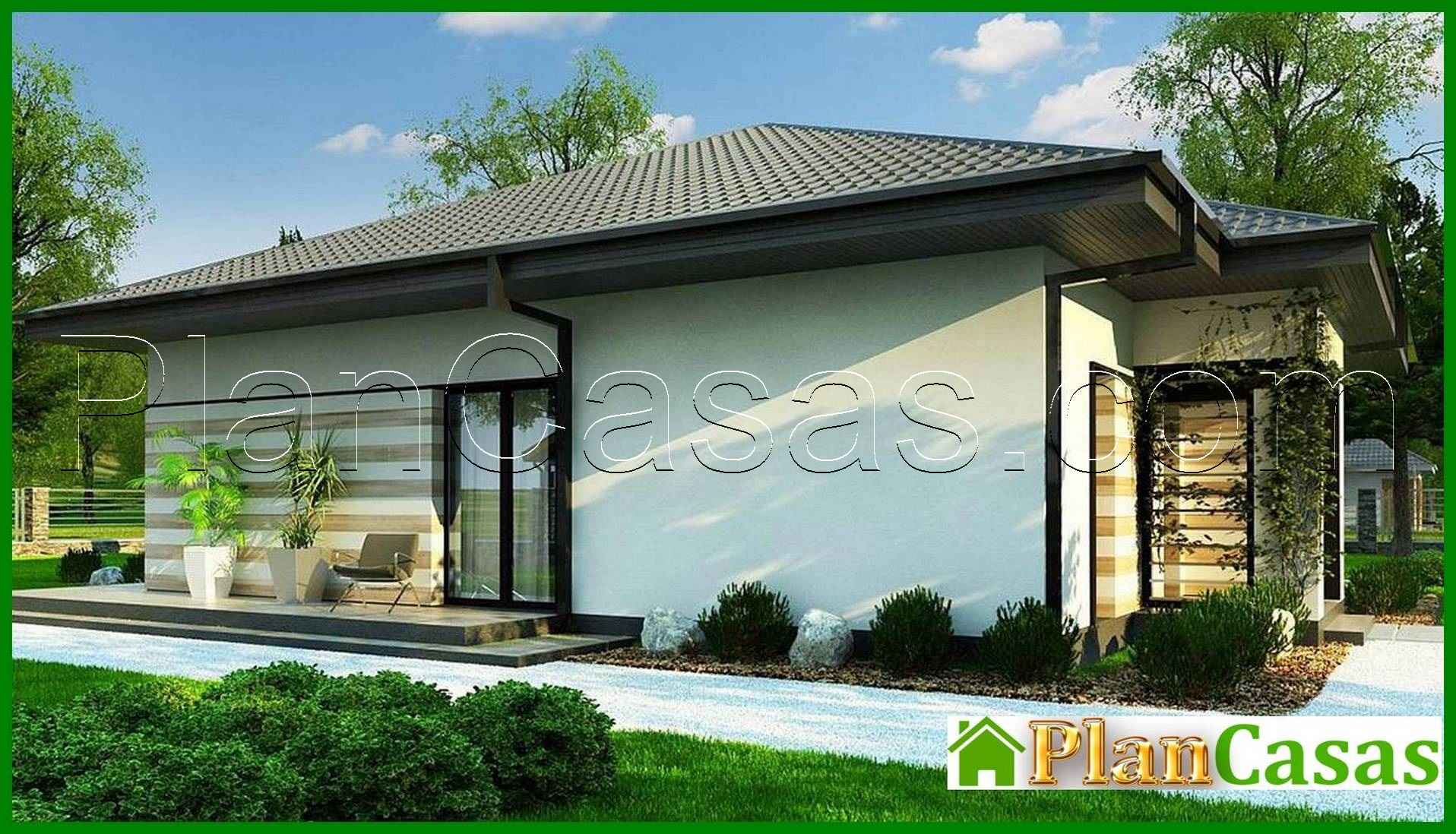 Visualization gallery - Project of 103 sqm compact fashionable cottage for a young family